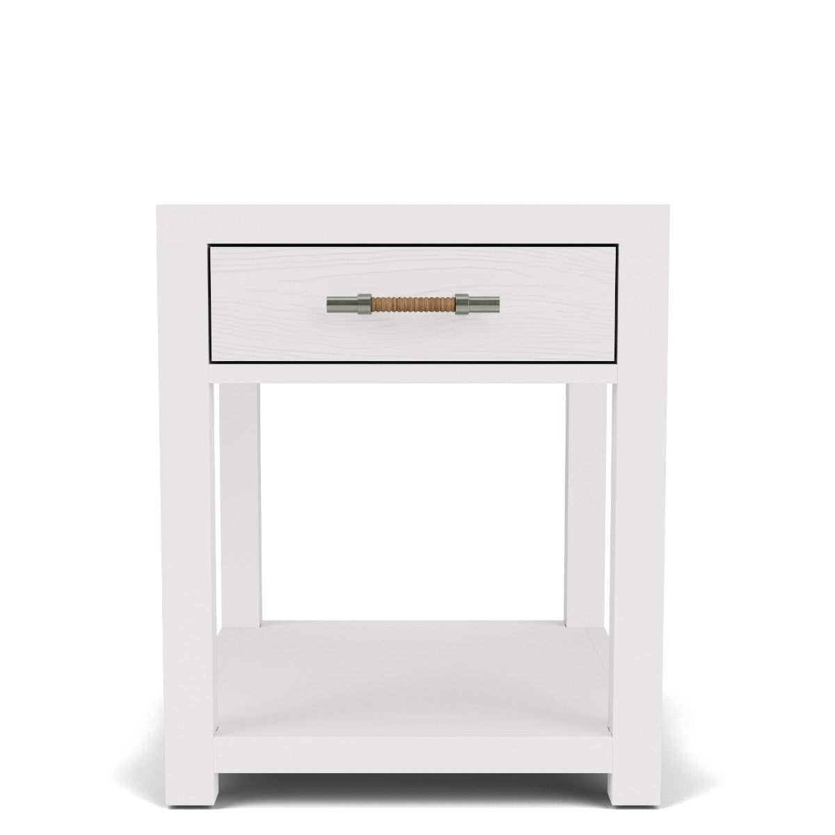 Hilton Head Coastal White 24" End Table