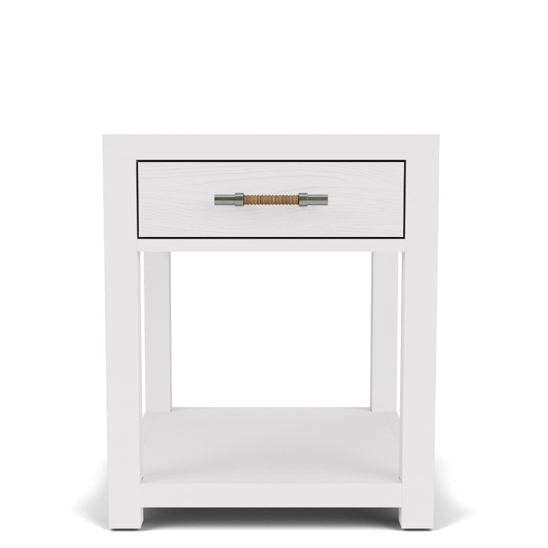 Hilton Head Coastal White 24" End Table