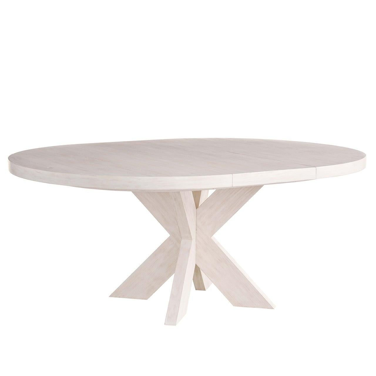 Dwell Glacier 5-Pc Dining Set Round Extendable 54"-72"