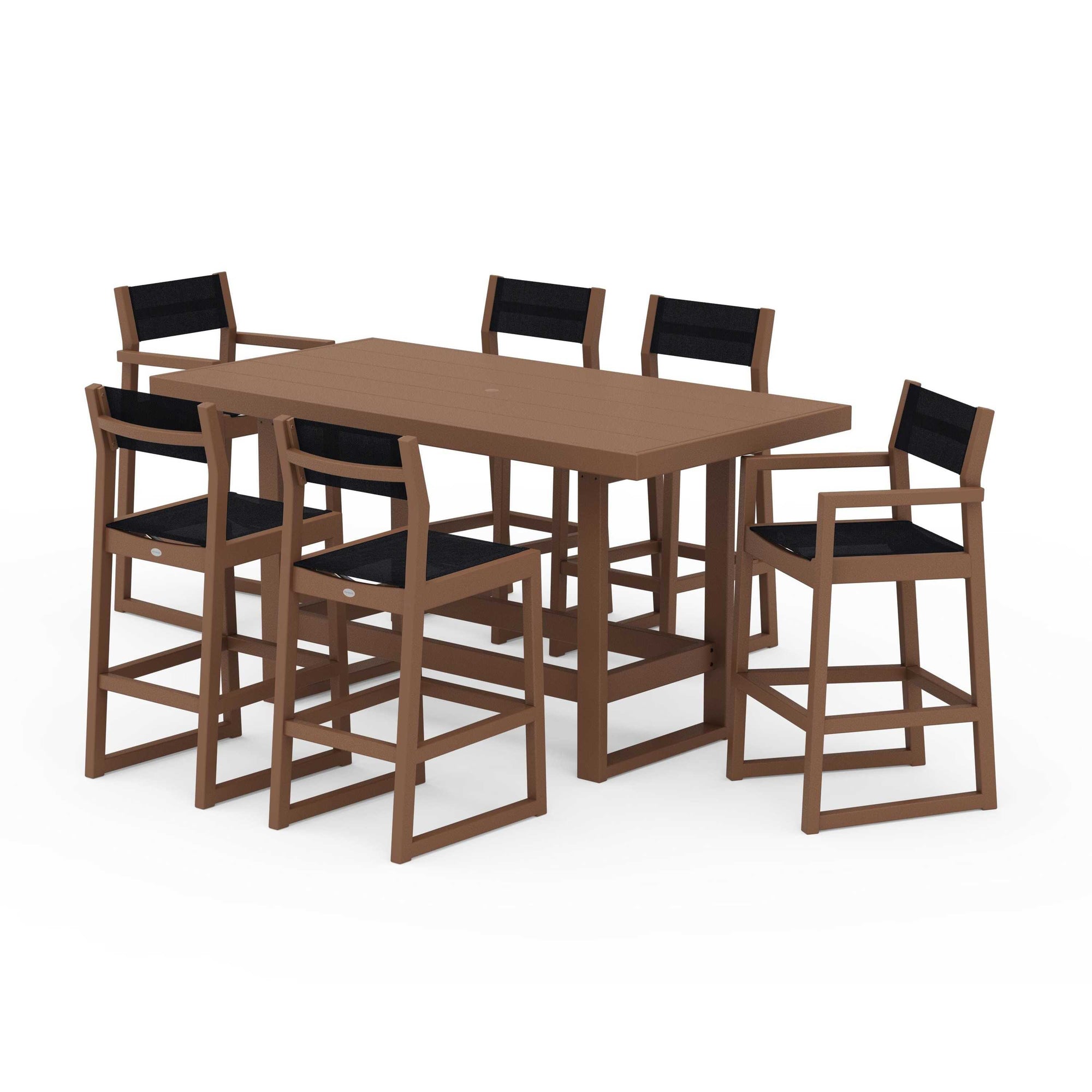EDGE Sling 7-Piece Bar Table Set