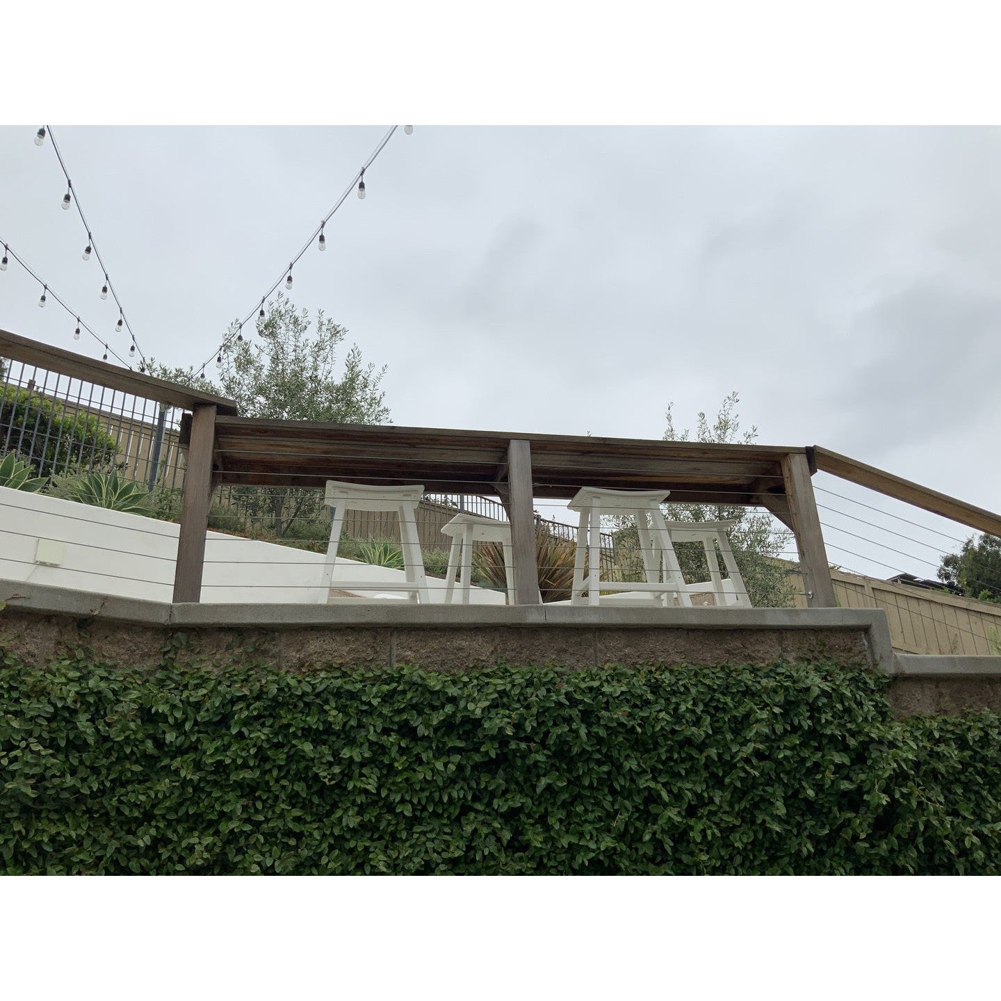 Polywood 24&quot; Saddle Counter Stool