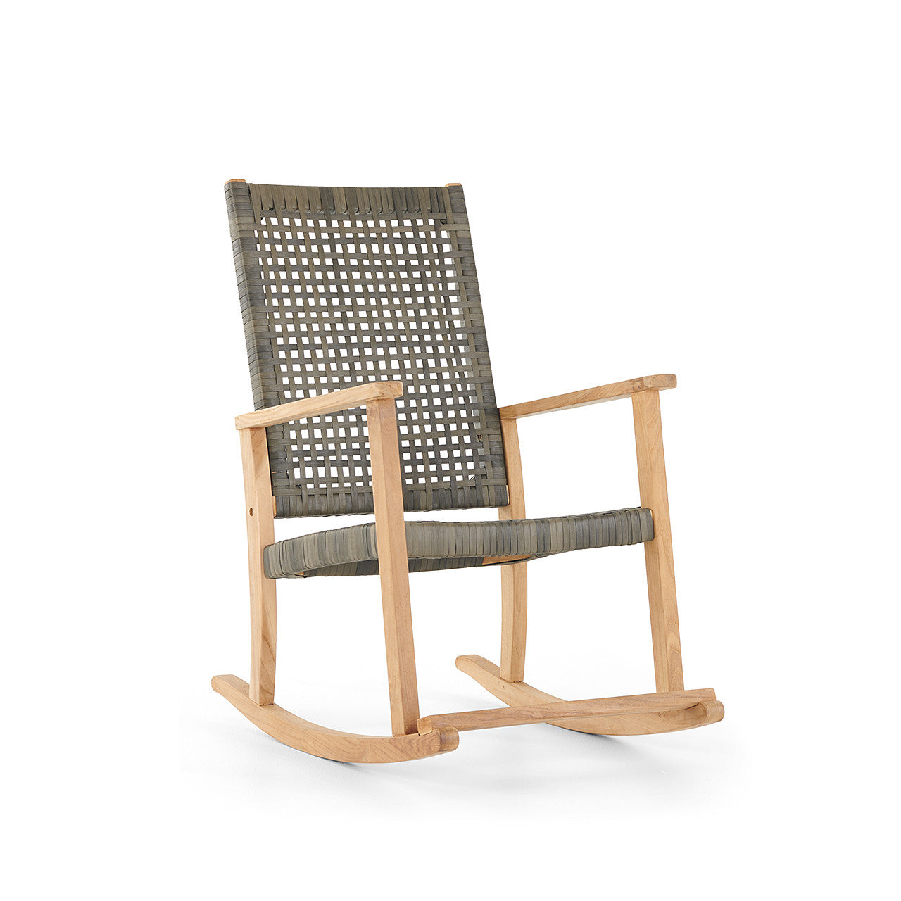 Sanur Teak & Woven Rocking Chair