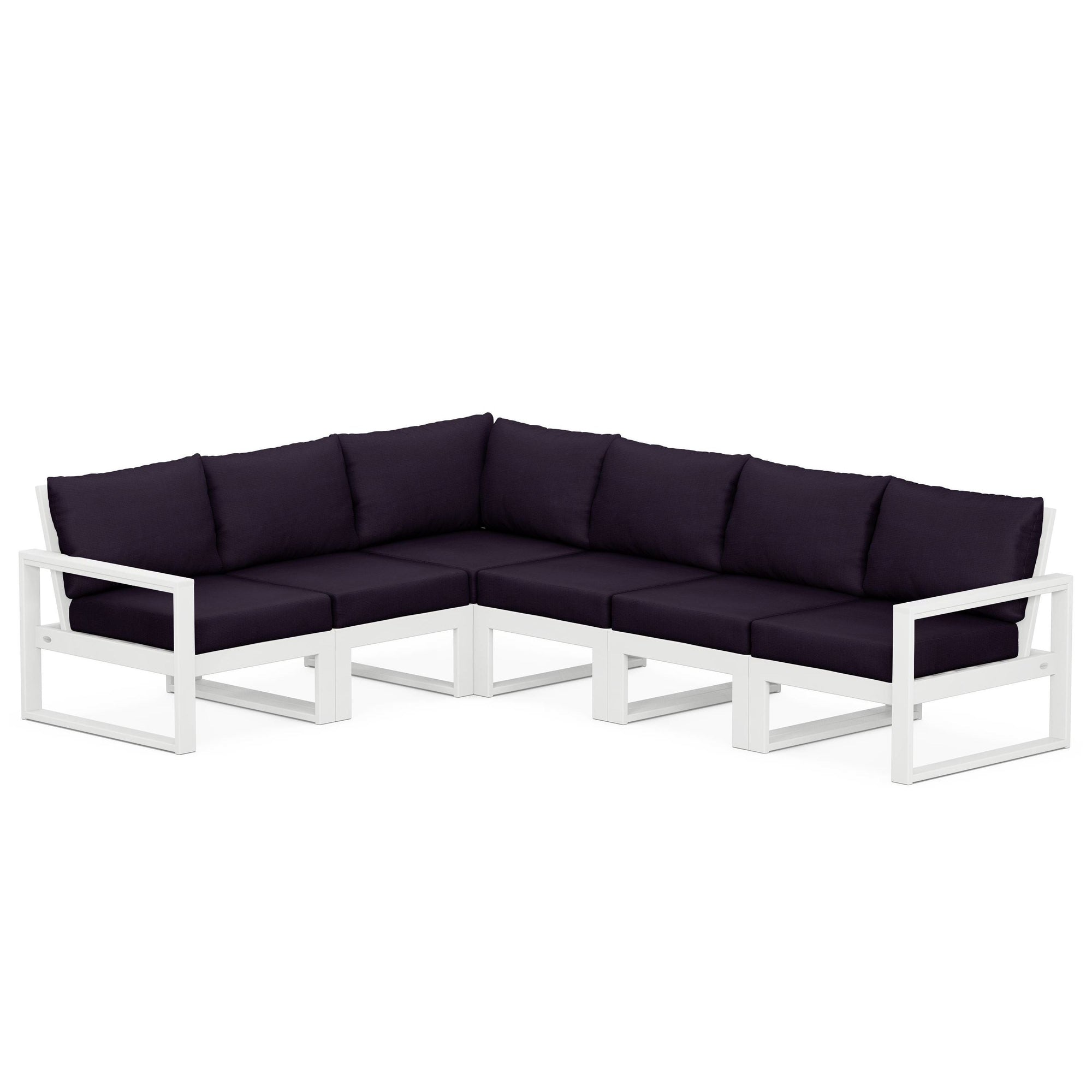 Polywood EDGE 6-Piece Modular Deep Seating Set