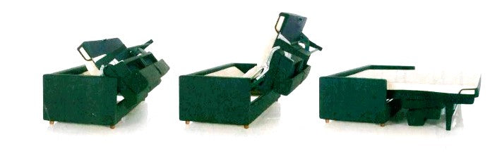 Sleeper Sofa 79&quot; Queen Easy Open Pop-Up With Cool Memory Foam Mattress in Performance Fabric Nomad Snow