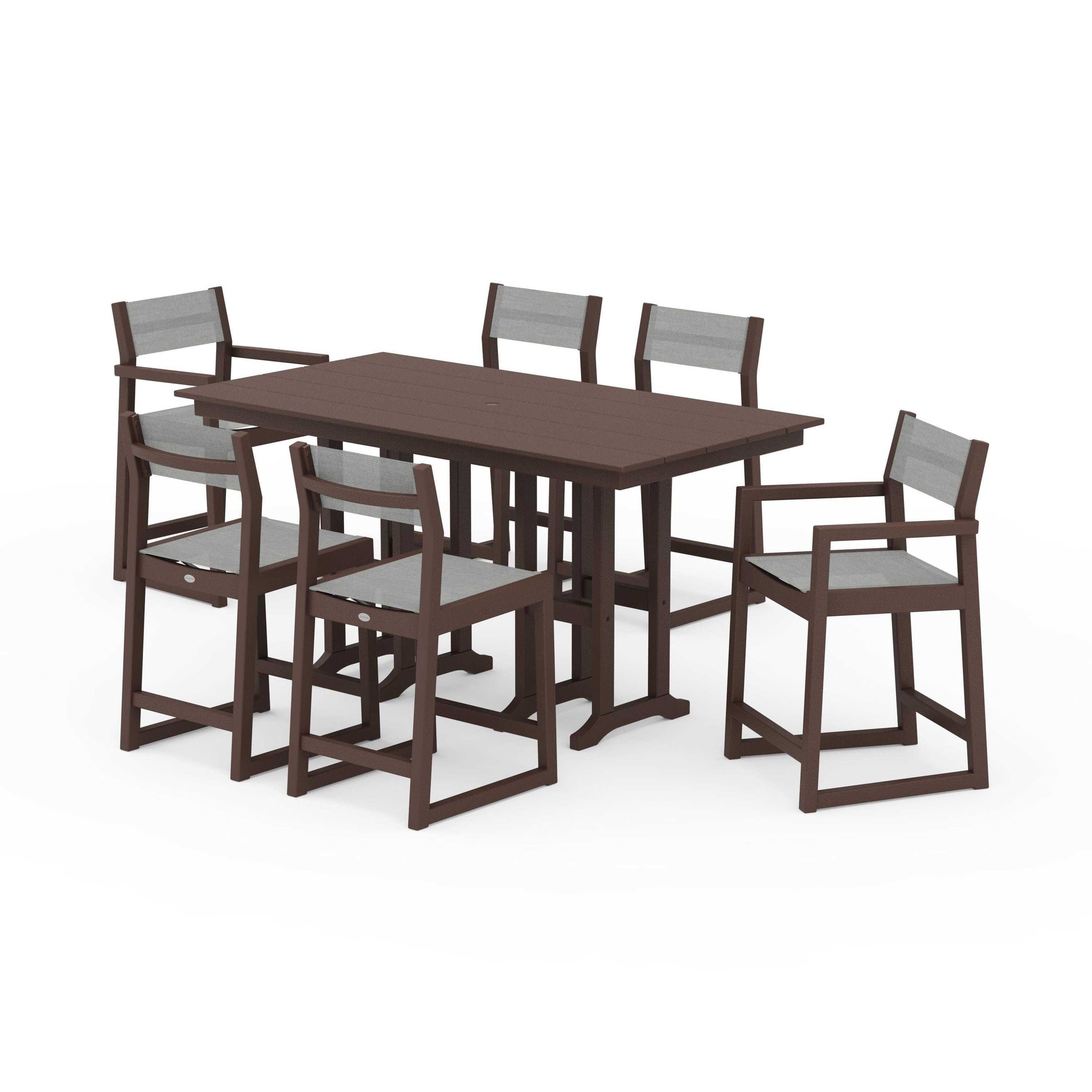 EDGE Sling 7-Piece Farmhouse Counter Set