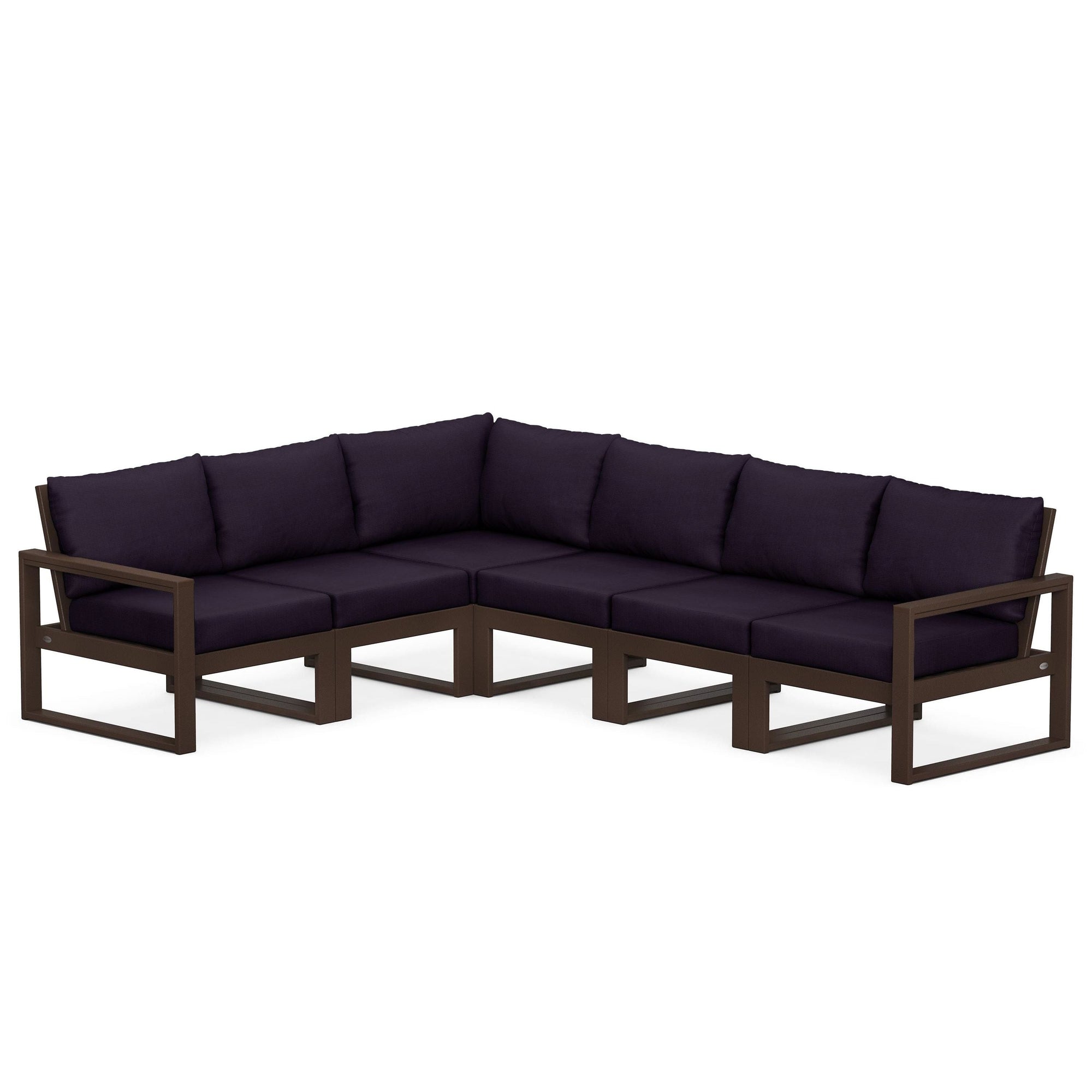 Polywood EDGE 6-Piece Modular Deep Seating Set