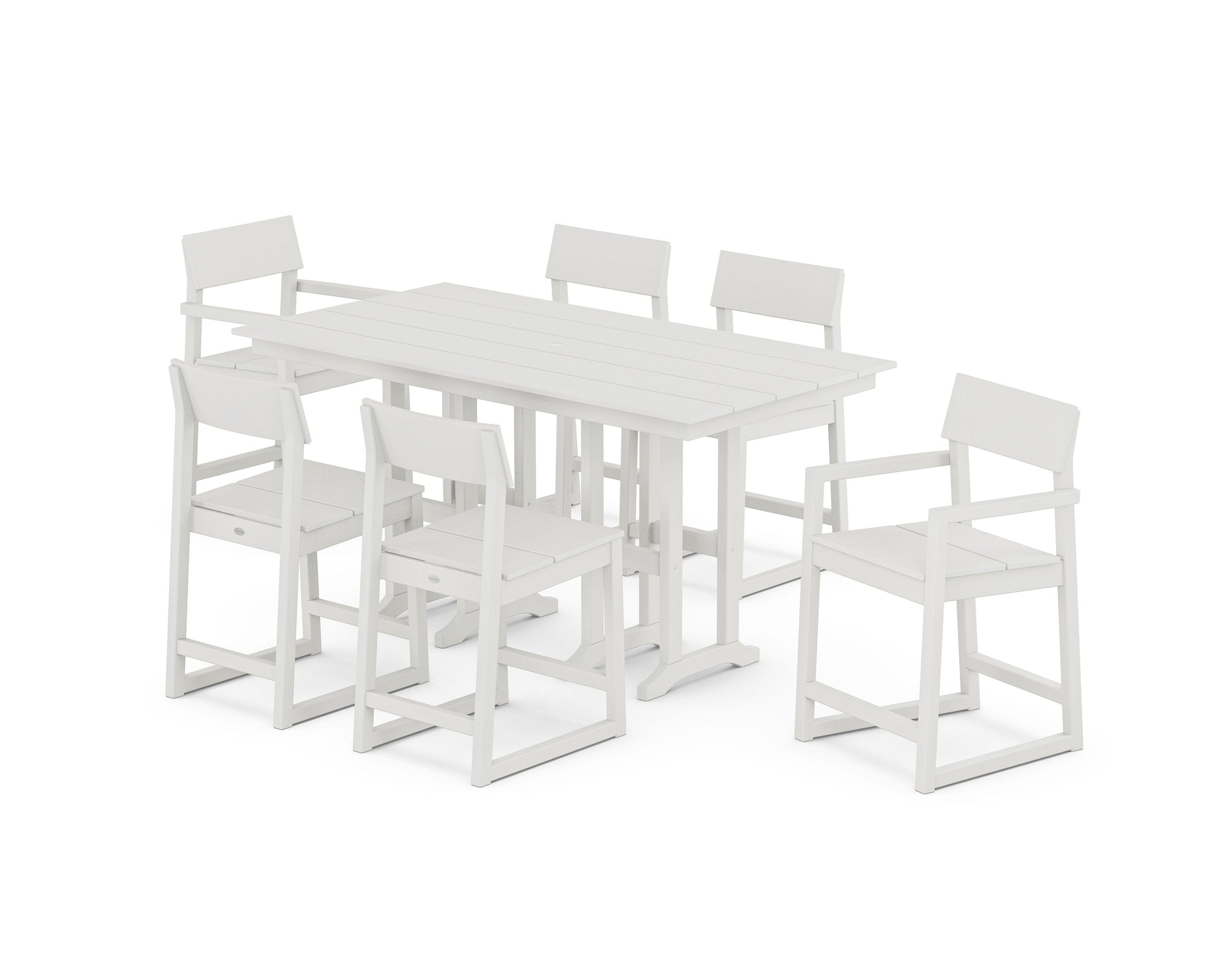 EDGE 7-Piece Farmhouse Counter Set