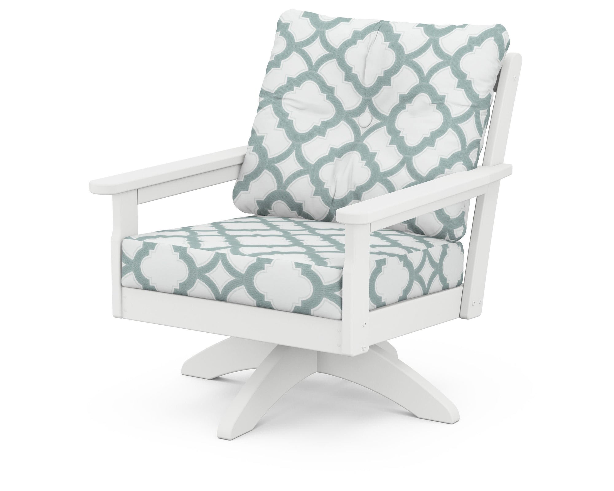 Polywood Vineyard Deep Seating Swivel Chair