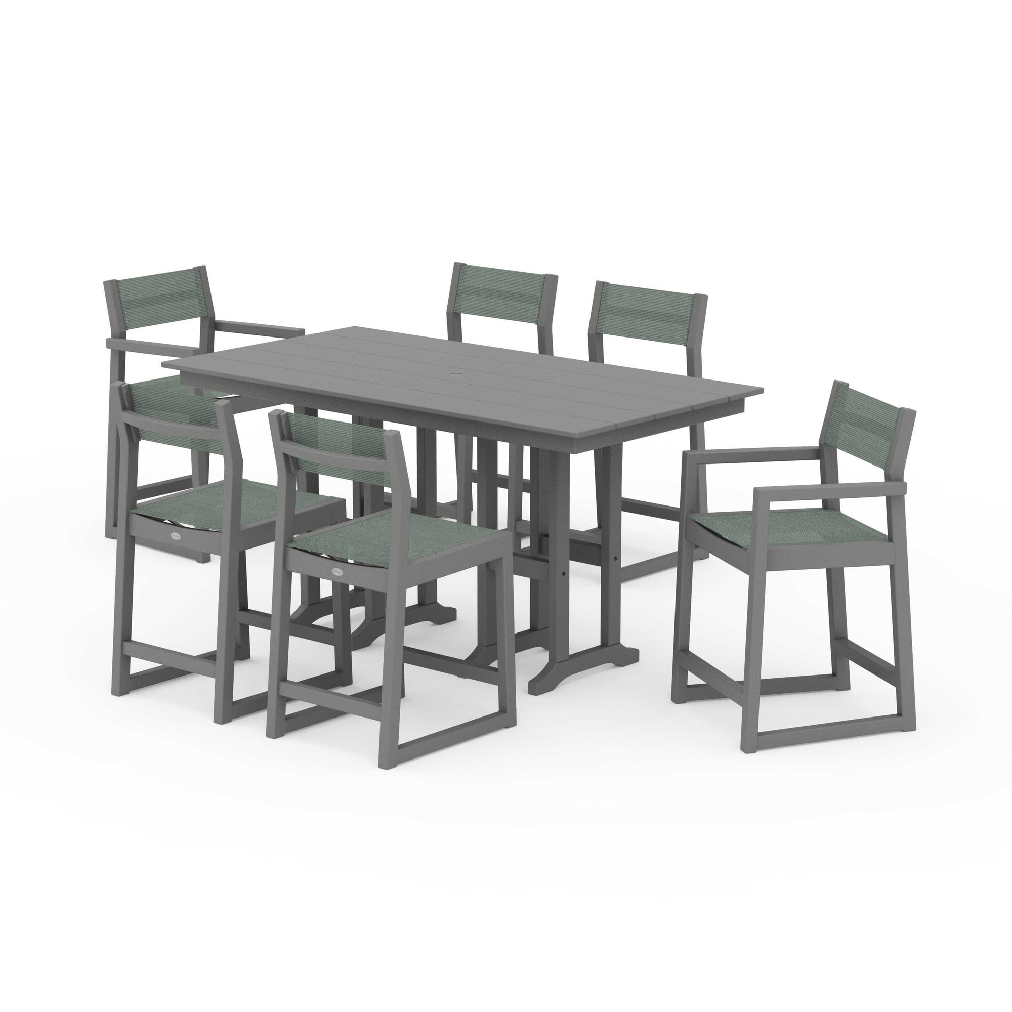 EDGE Sling 7-Piece Farmhouse Counter Set