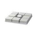 Polaris 13-Foot Cantilever Umbrella with Base - Treasure Garden Commercial Grade High-Performance in White (FLOOR SAMPLE)