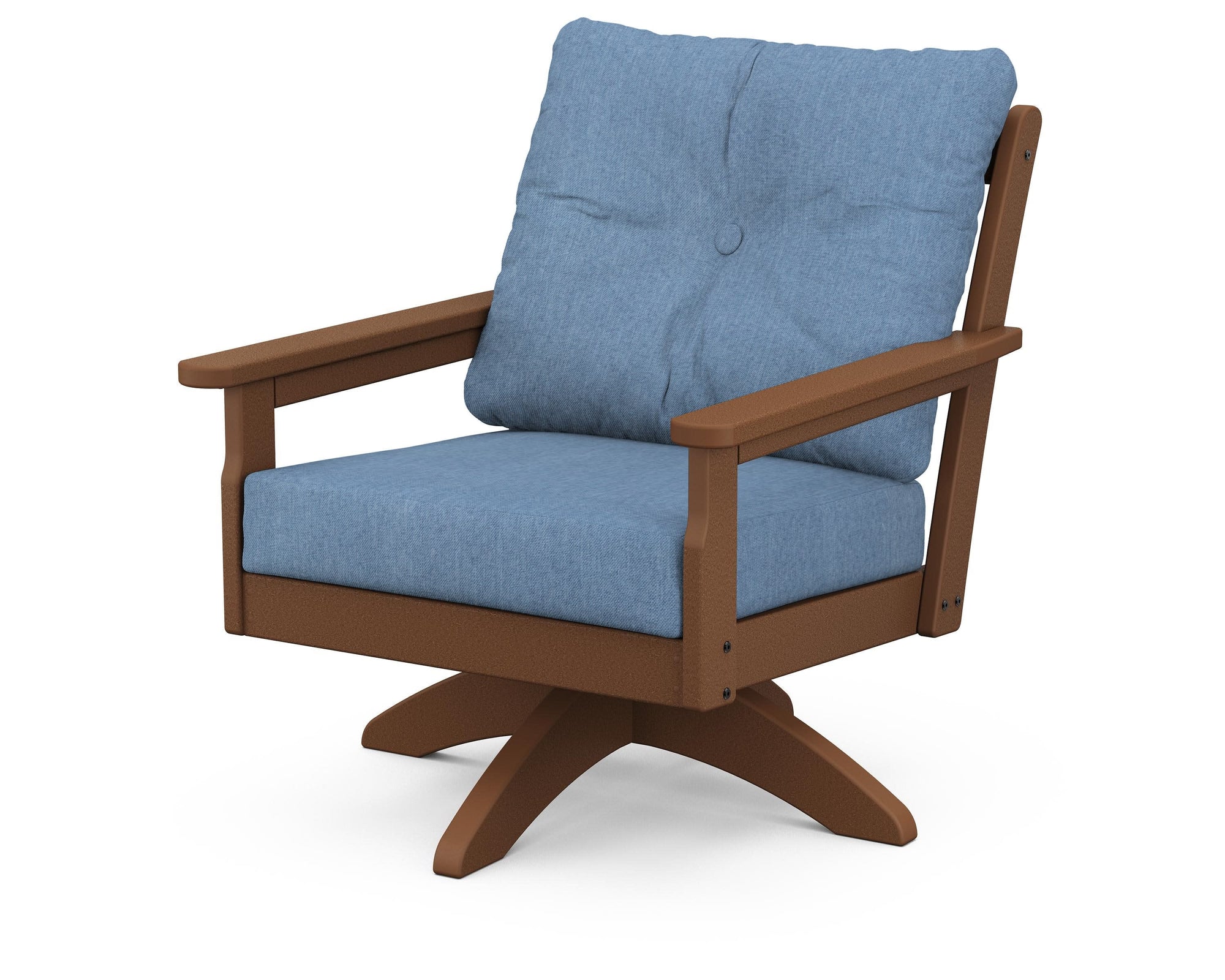 Polywood Vineyard Deep Seating Swivel Chair