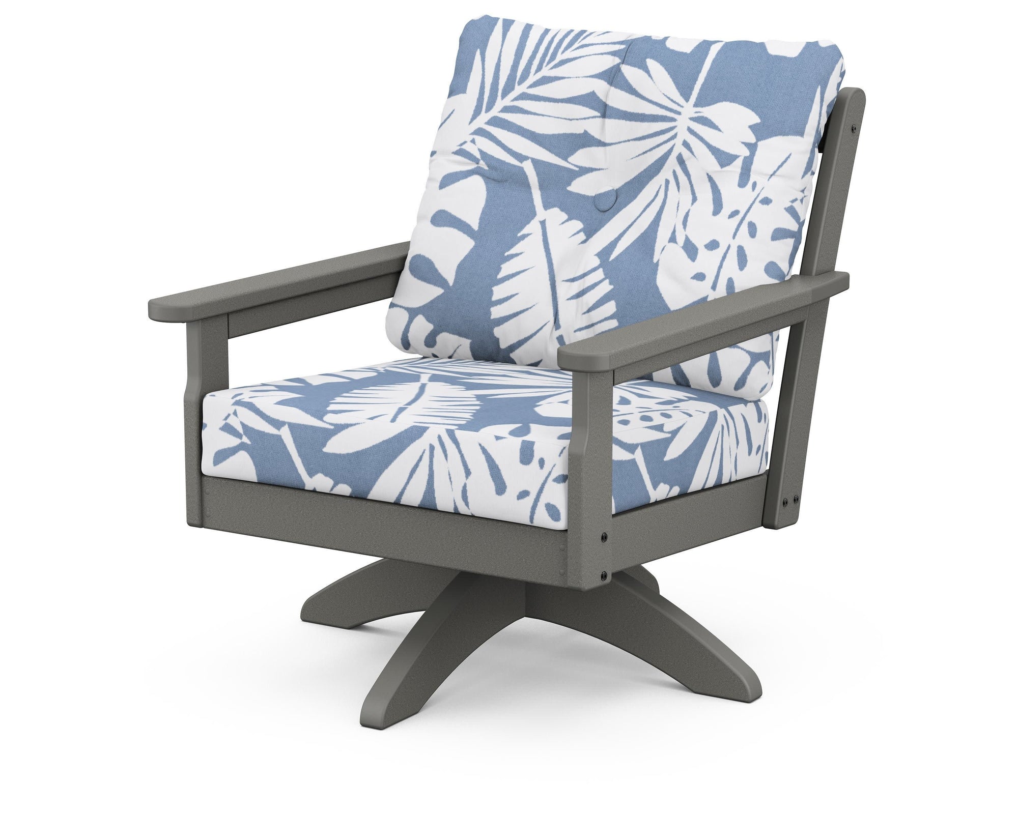 Polywood Vineyard Deep Seating Swivel Chair