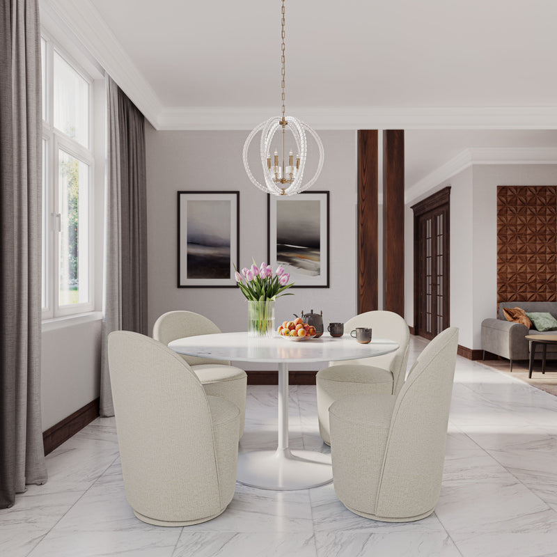 Tulip Swivel Dining Chair - 3 Colors