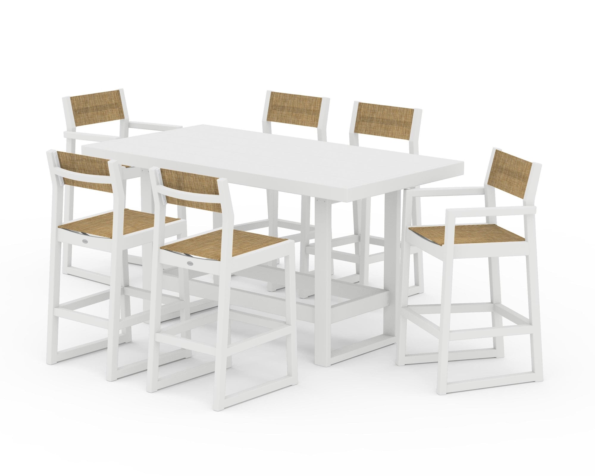 EDGE Sling 7-Piece Bar Table Set