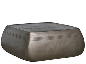 Saratoga 35 inch cast aluminum cocktail table — view 2
