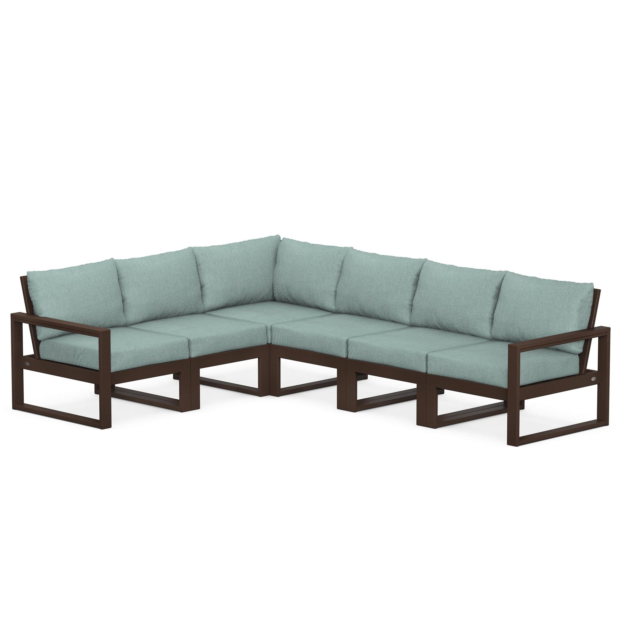 Polywood EDGE 6-Piece Modular Deep Seating Set