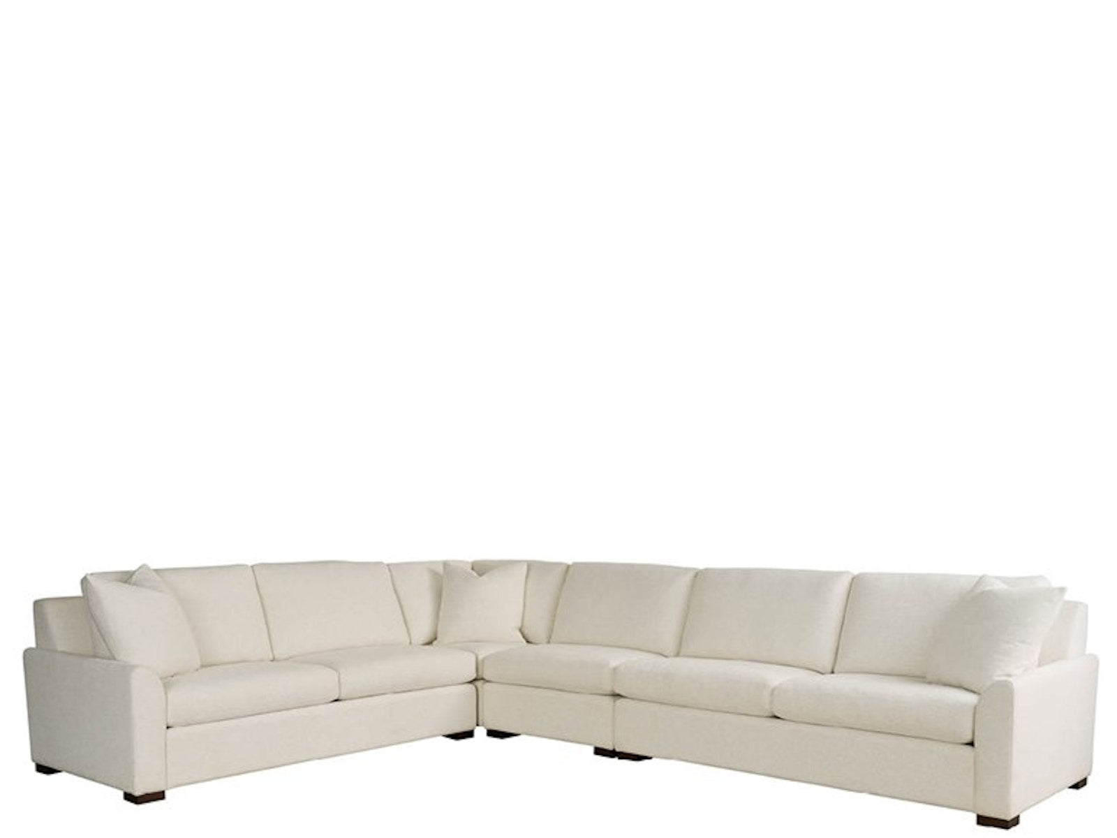 Universal Anna Ivory 4-Pc Sectional - front view