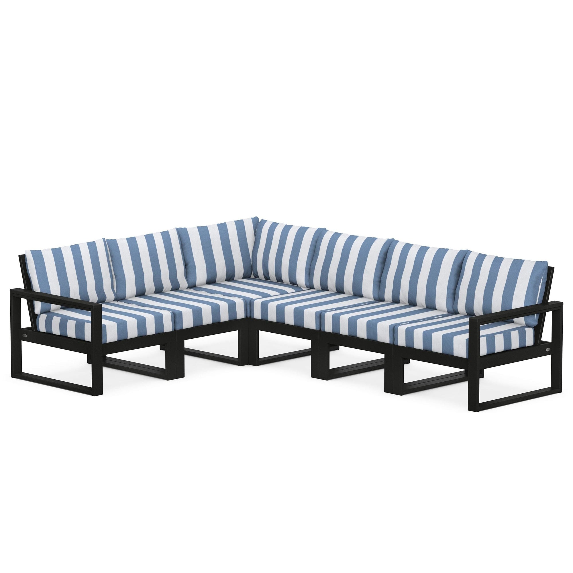 Polywood EDGE 6-Piece Modular Deep Seating Set