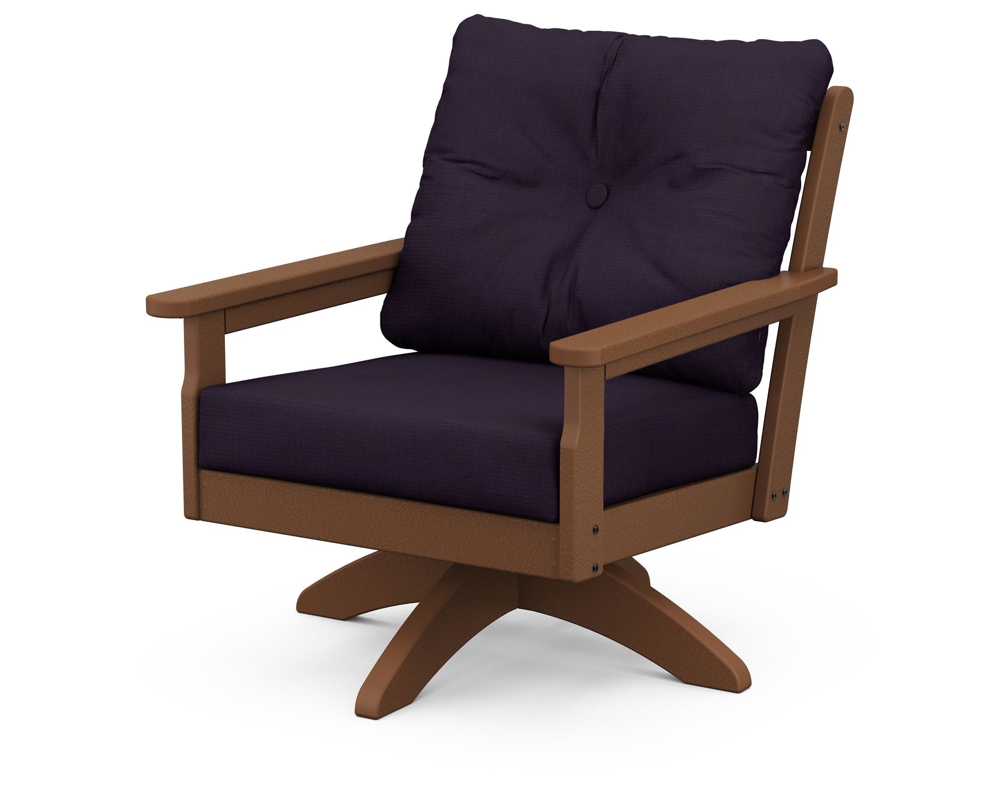 Polywood Vineyard Deep Seating Swivel Chair