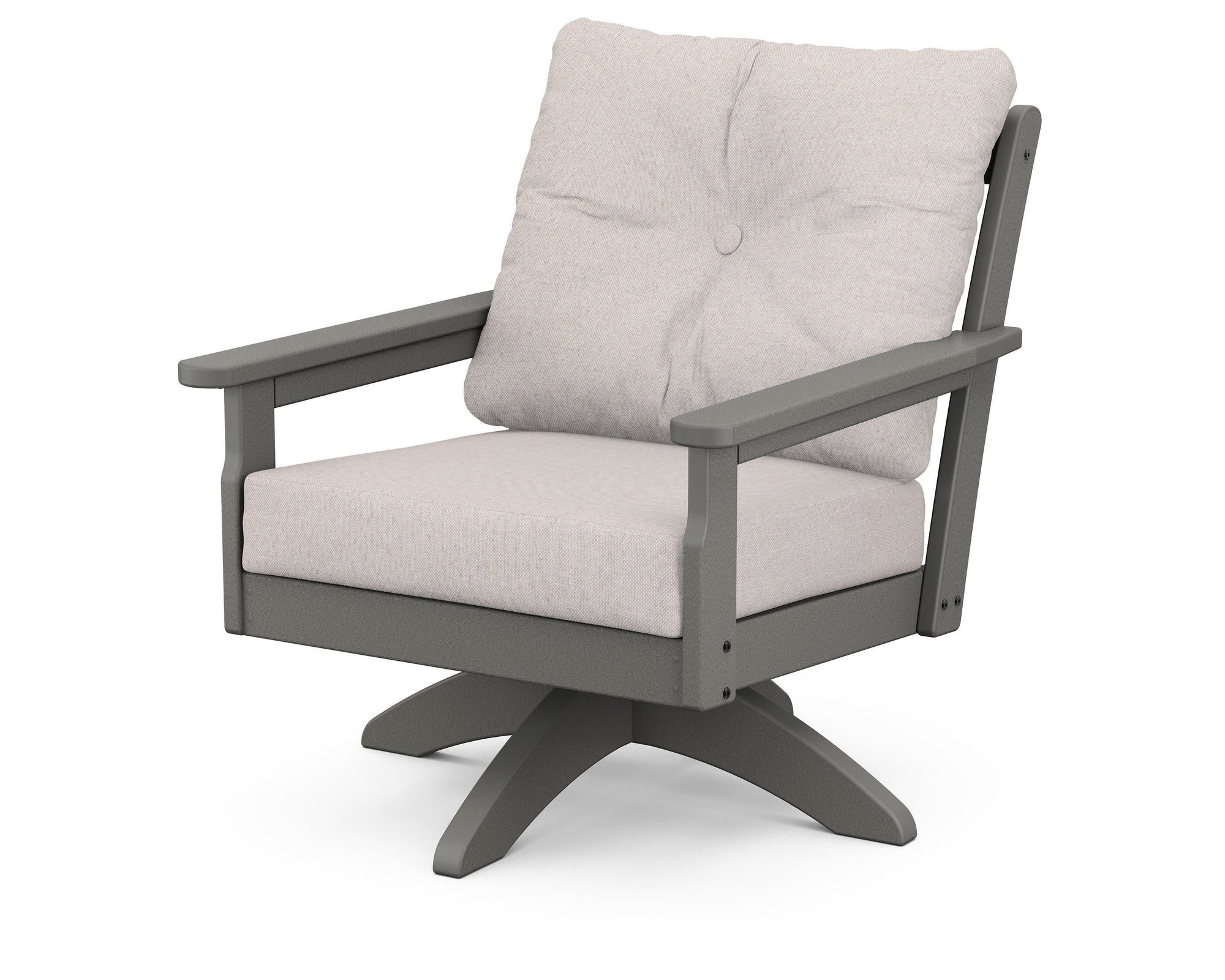 Polywood Vineyard Deep Seating Swivel Chair