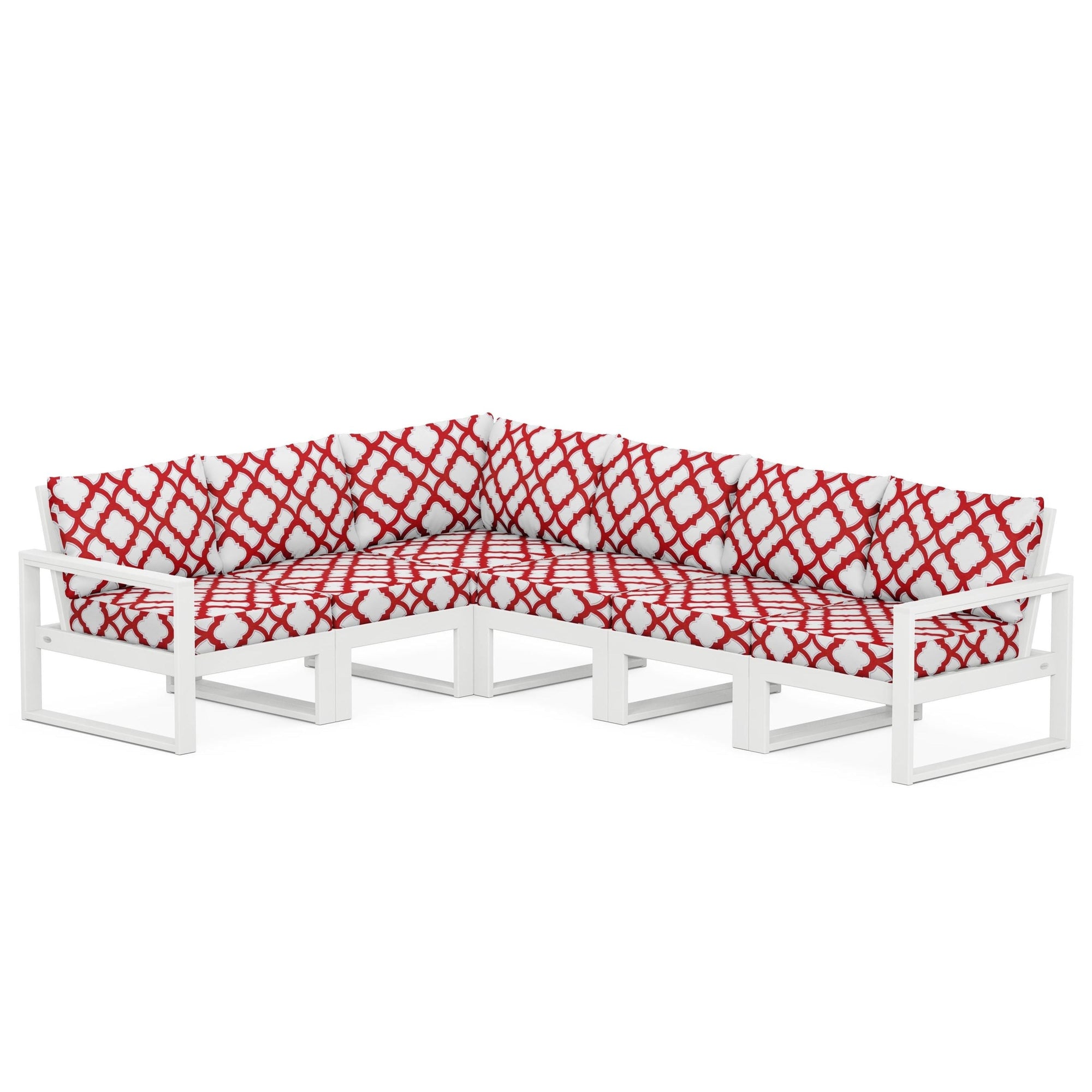 Polywood EDGE 6-Piece Modular Deep Seating Set