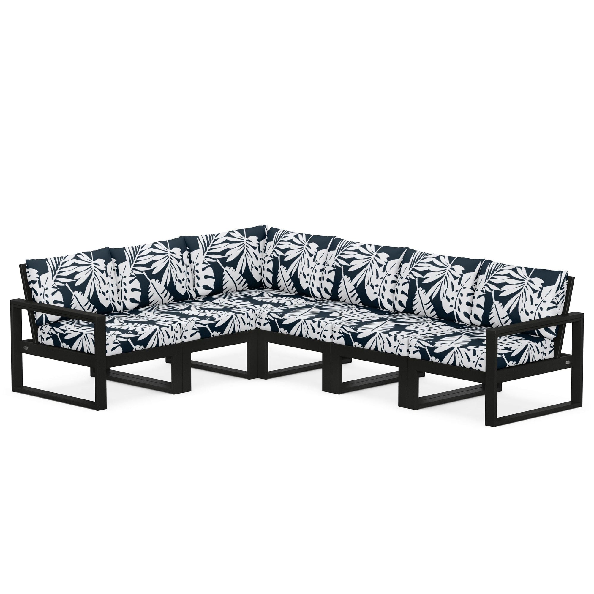 Polywood EDGE 6-Piece Modular Deep Seating Set