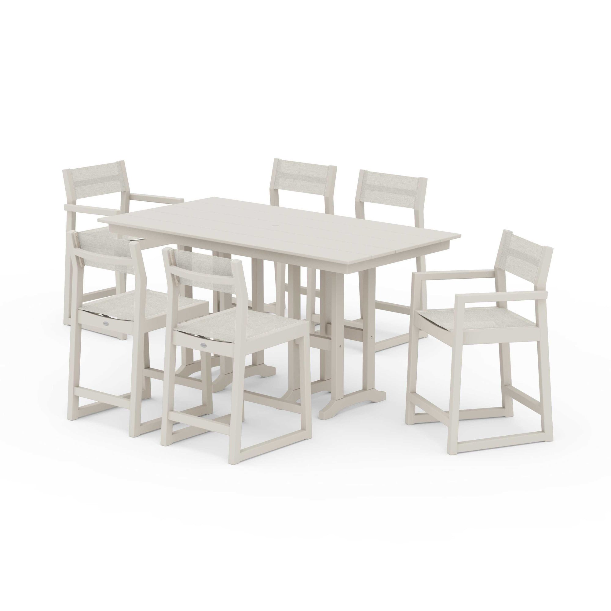 EDGE Sling 7-Piece Farmhouse Counter Set