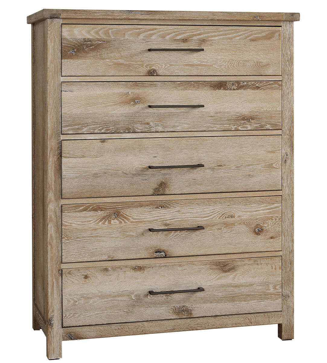 Dovetail Sunbleached 5 Drawer Chest