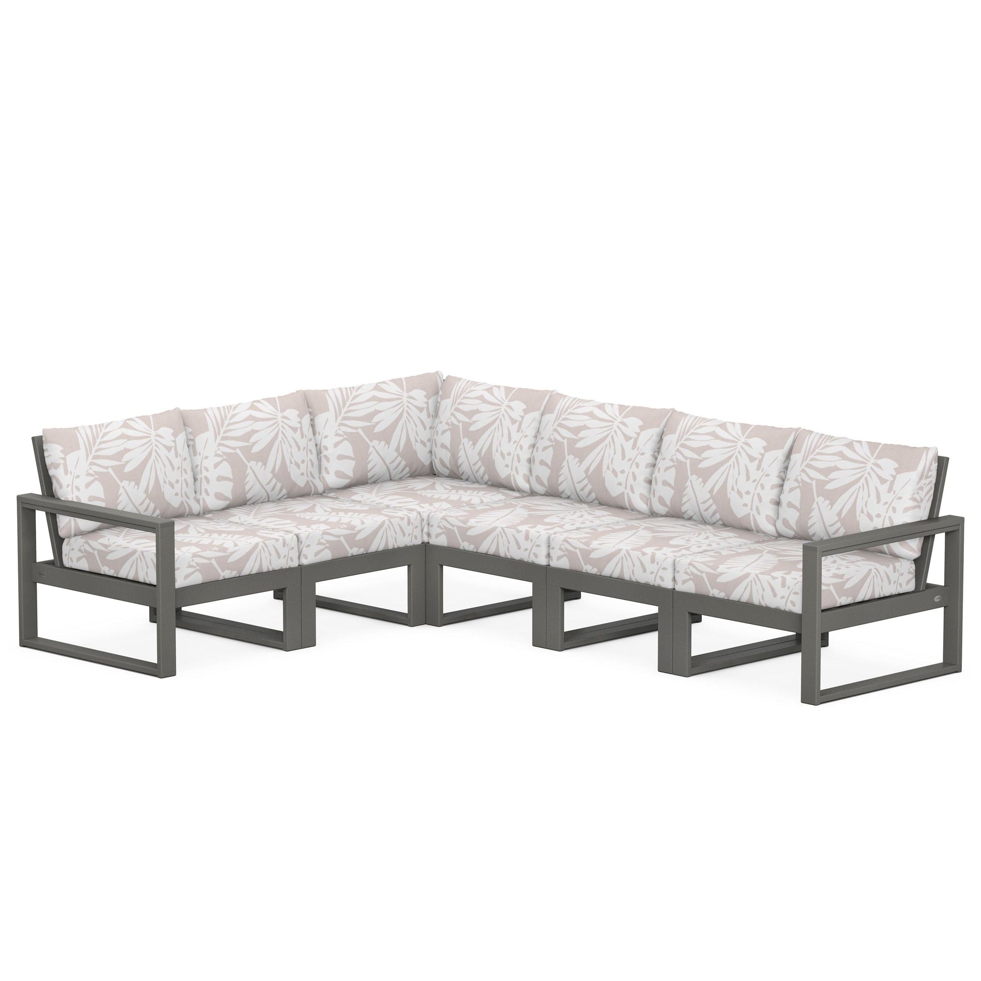 Polywood EDGE 6-Piece Modular Deep Seating Set