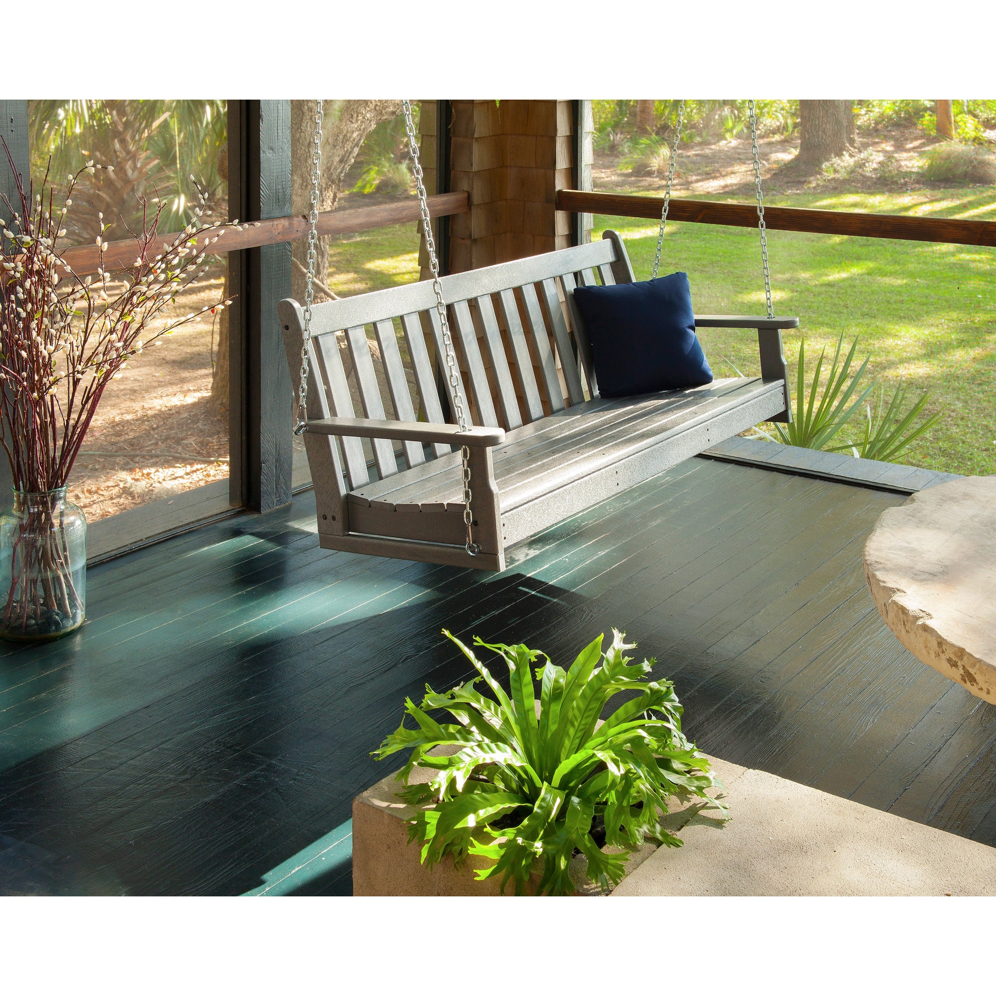 POLYWOOD Vineyard 60" Porch Swing