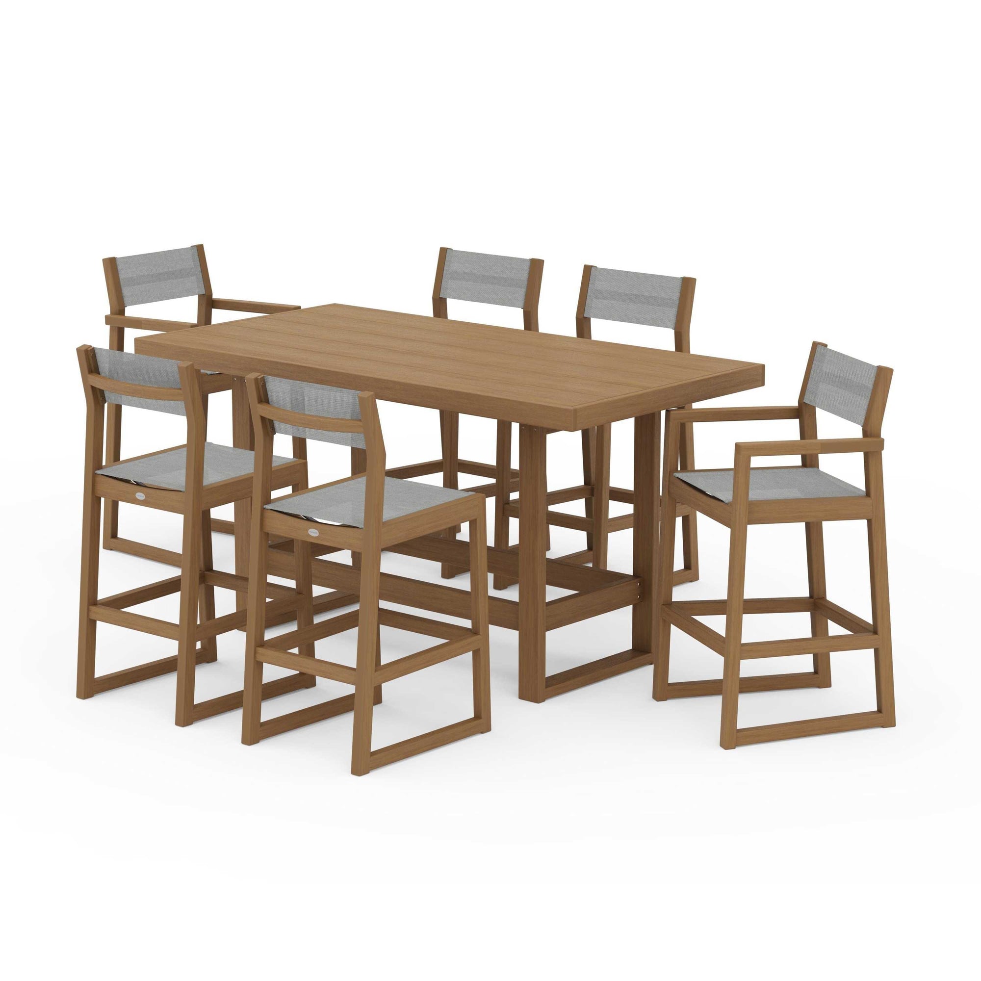EDGE Sling 7-Piece Bar Table Set