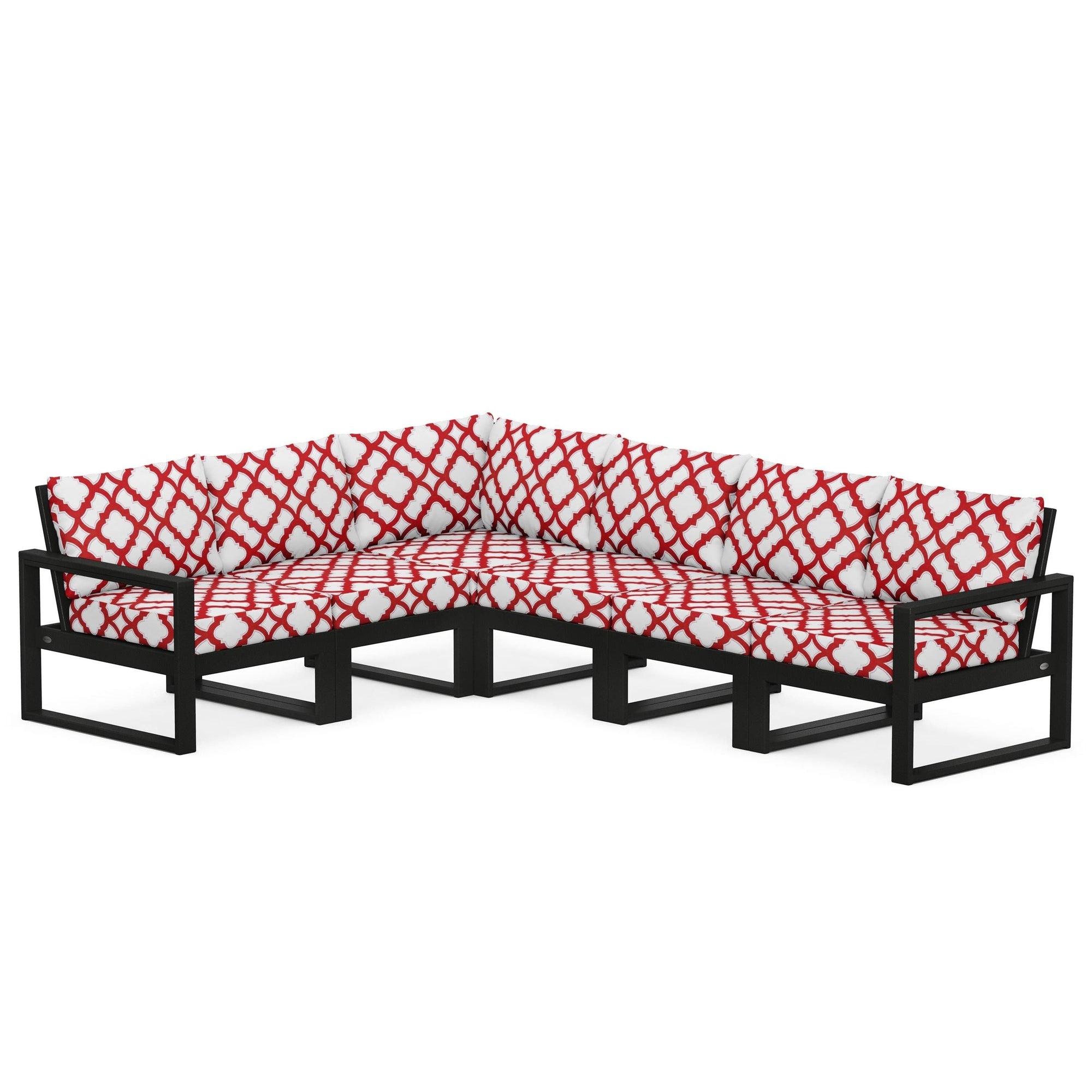 Polywood EDGE 6-Piece Modular Deep Seating Set