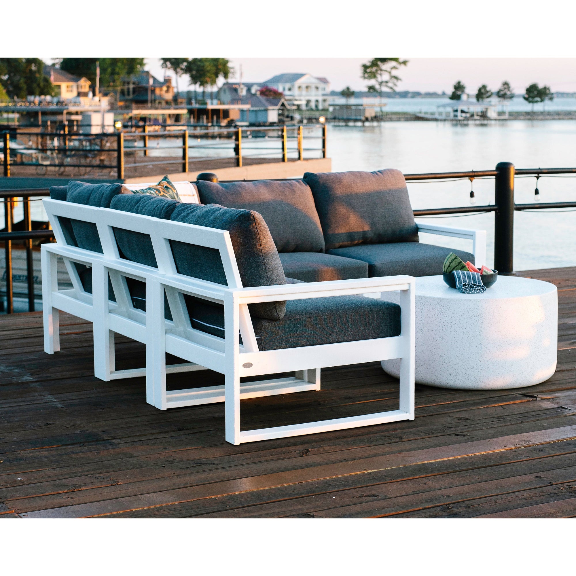 Polywood EDGE 6-Piece Modular Deep Seating Set