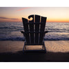 Polywood Wave Collection Adirondack Chairs in White