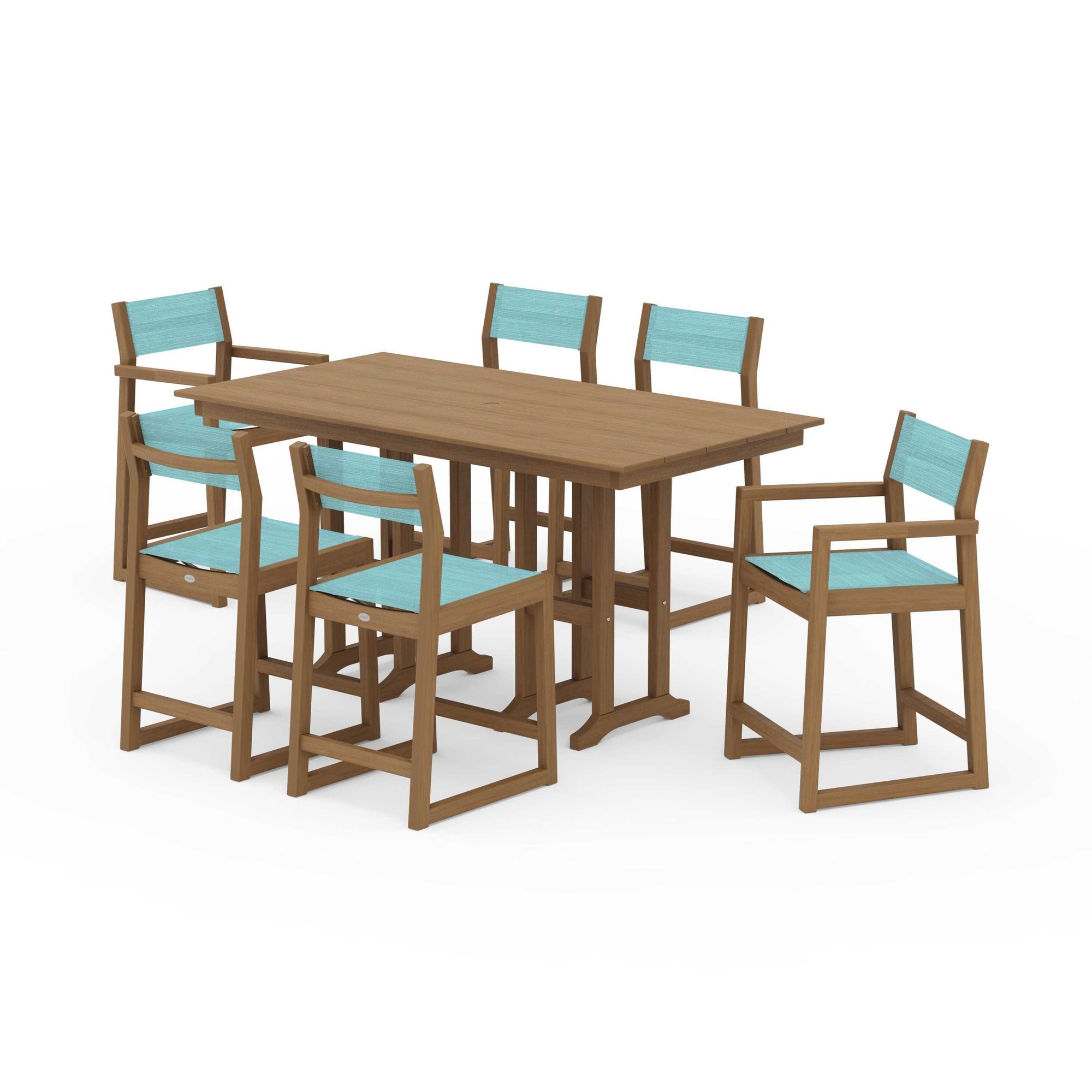 EDGE Sling 7-Piece Farmhouse Counter Set
