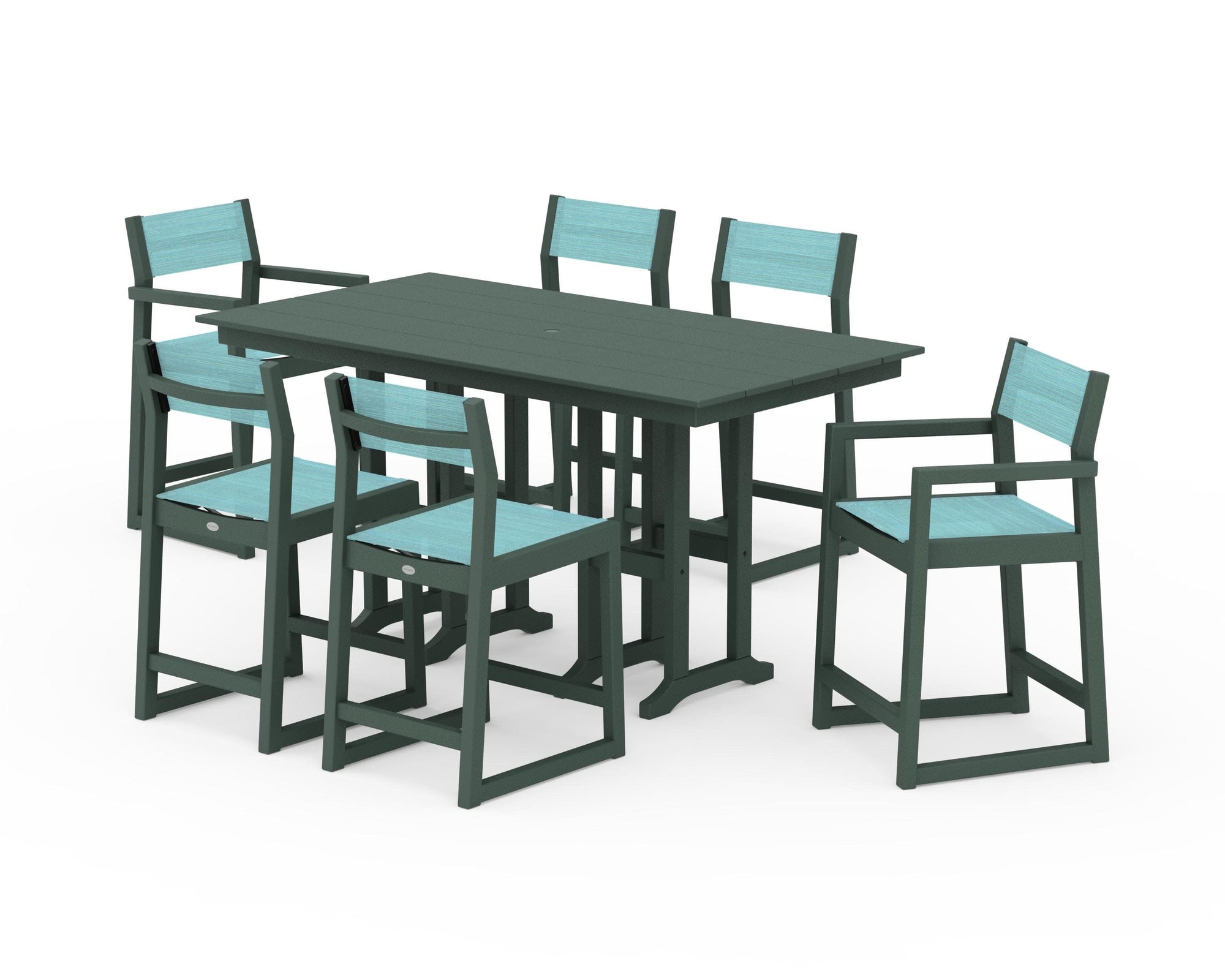 EDGE Sling 7-Piece Farmhouse Counter Set