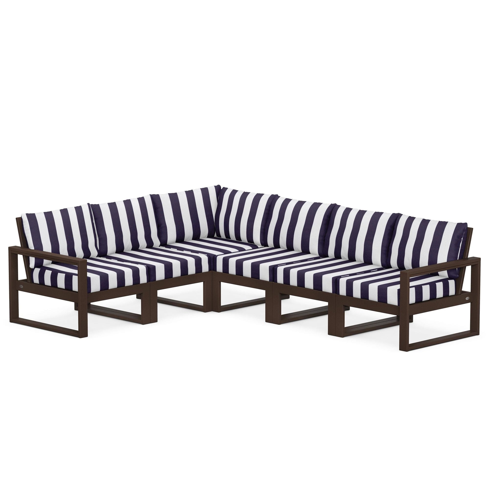 Polywood EDGE 6-Piece Modular Deep Seating Set
