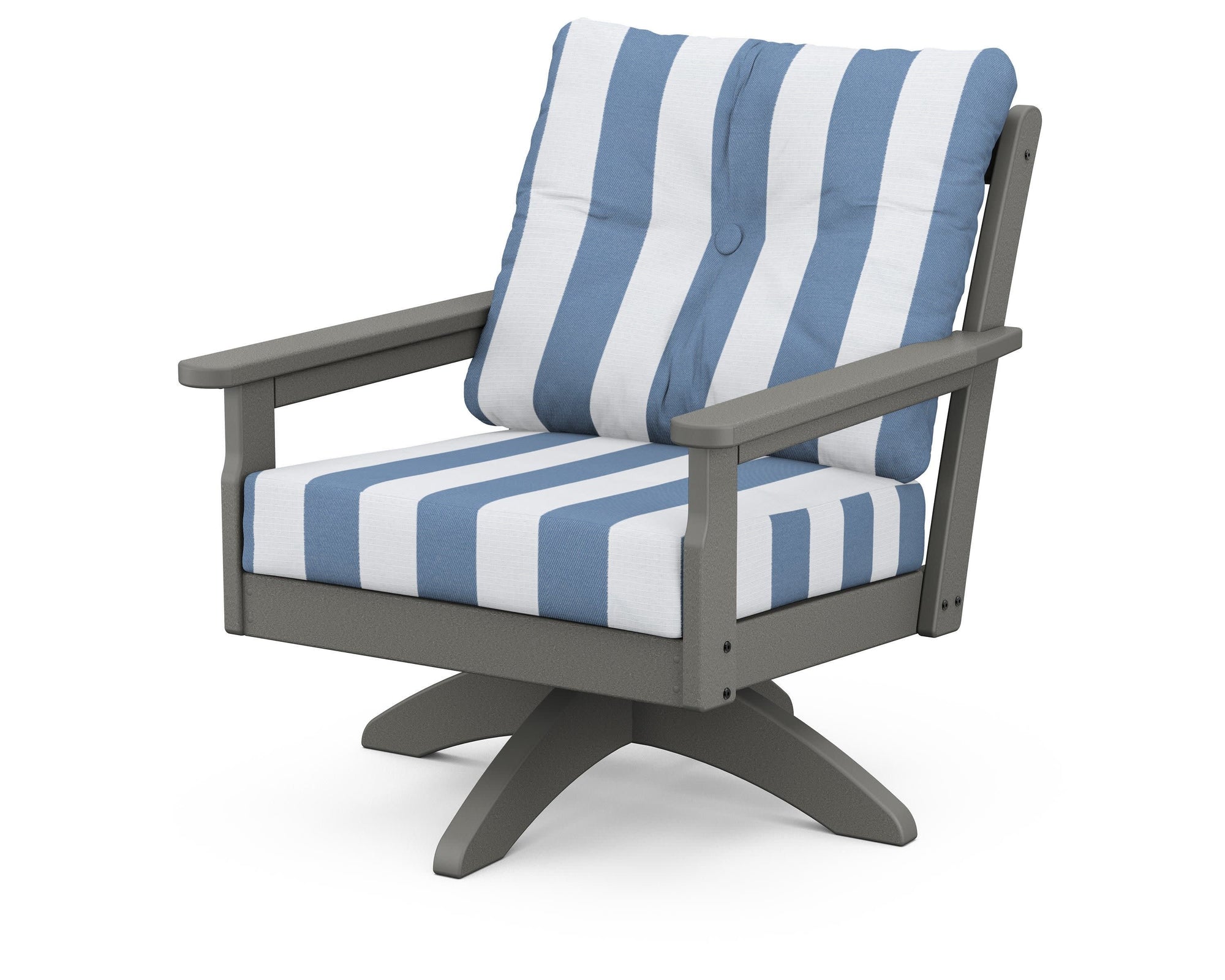 Polywood Vineyard Deep Seating Swivel Chair