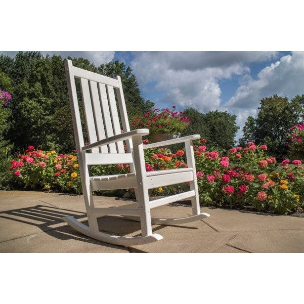 Polywood Vineyard Porch Outdoor Rocking Chair peter andrews