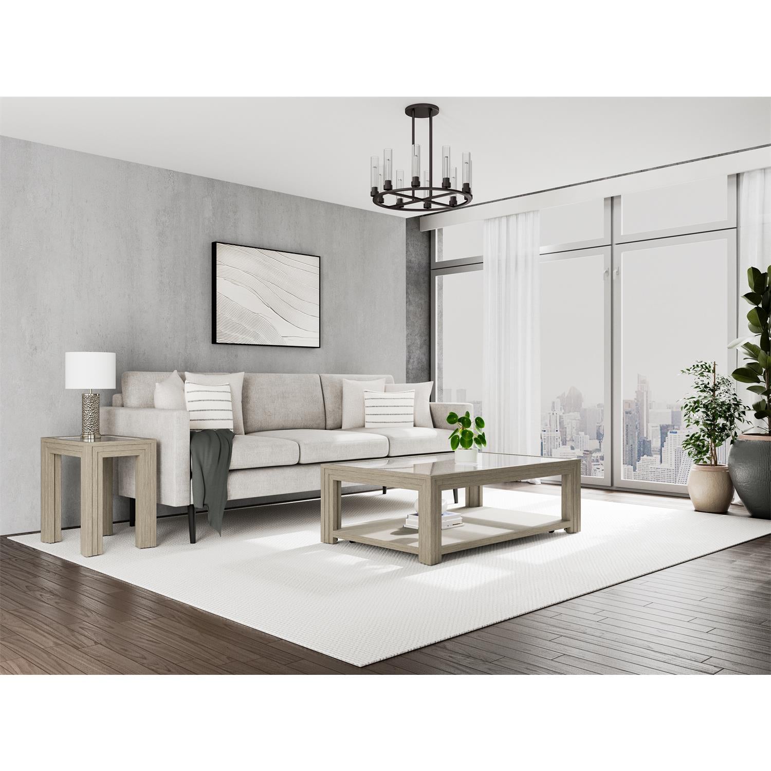 Stepstone Mist 54" Rect Coffee Table