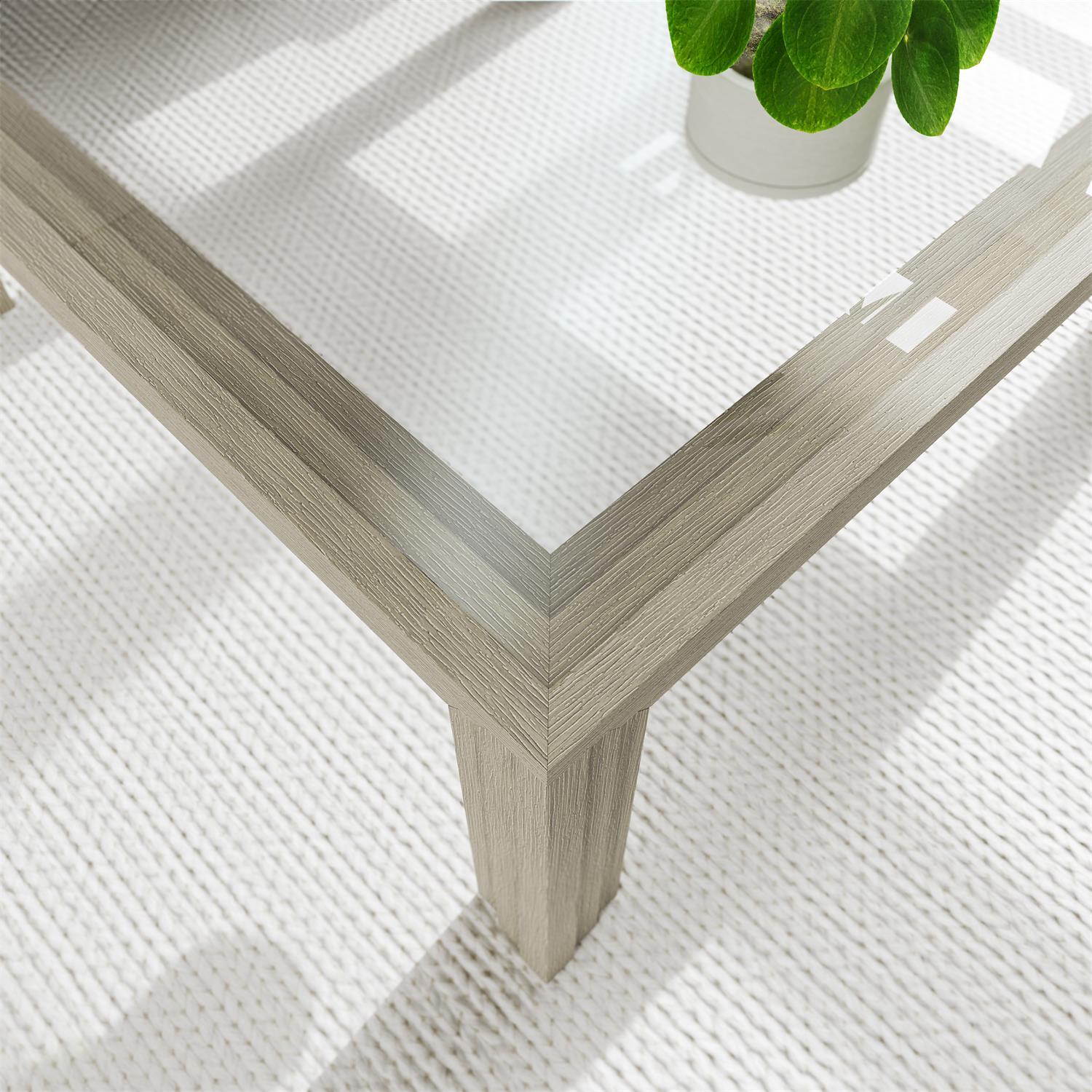 Stepstone Mist 42&quot; Square Coffee Table