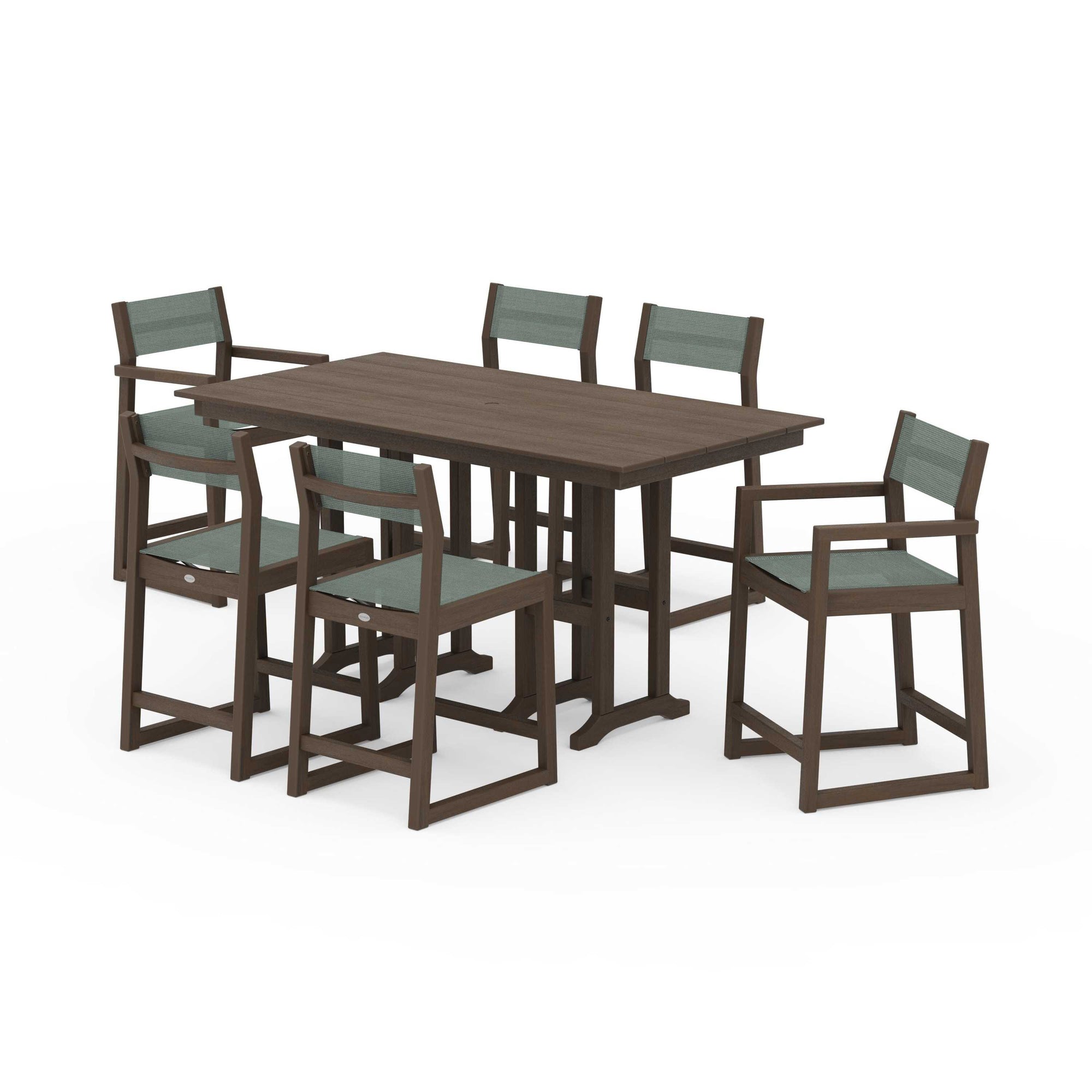 EDGE Sling 7-Piece Farmhouse Counter Set