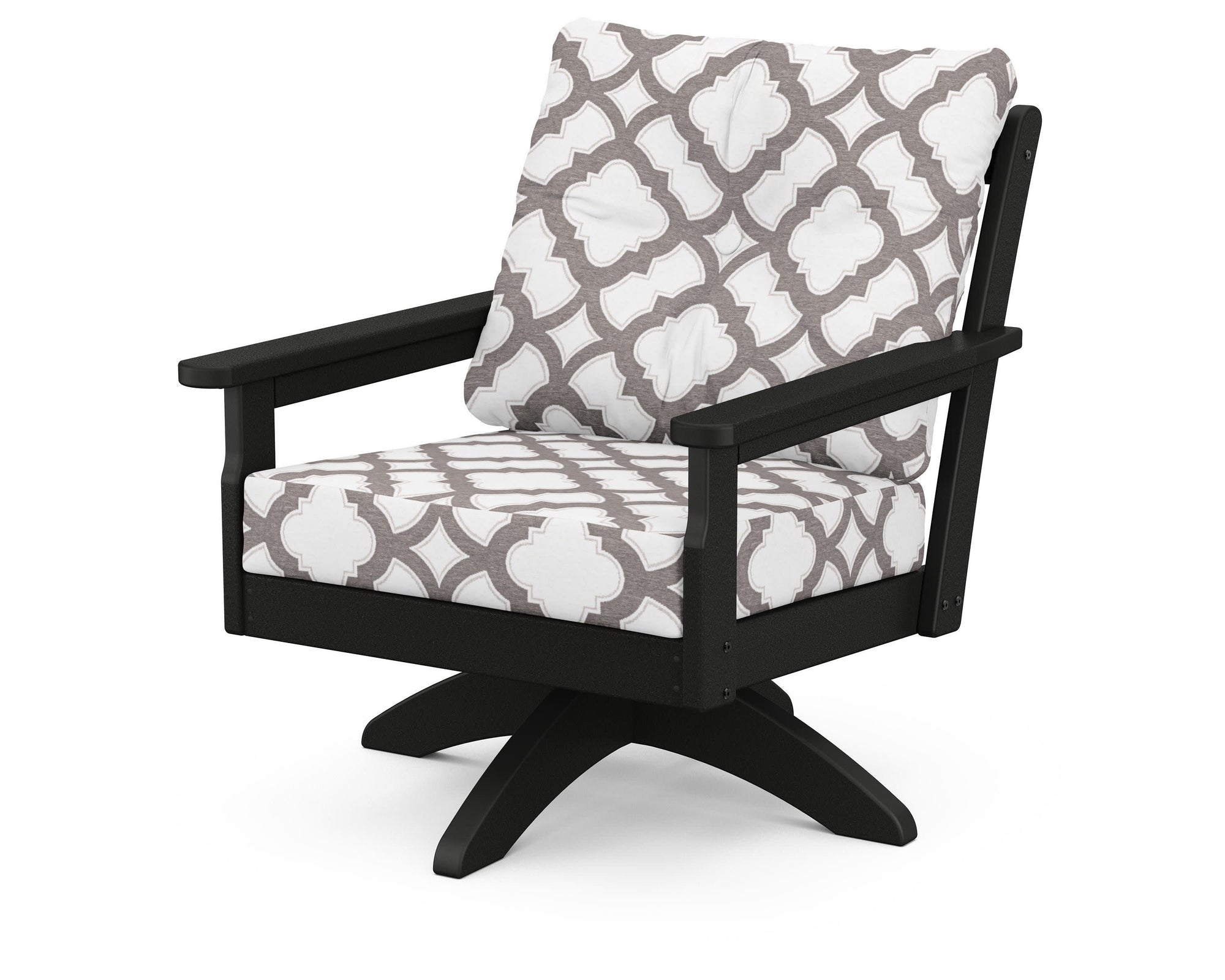 Polywood Vineyard Deep Seating Swivel Chair