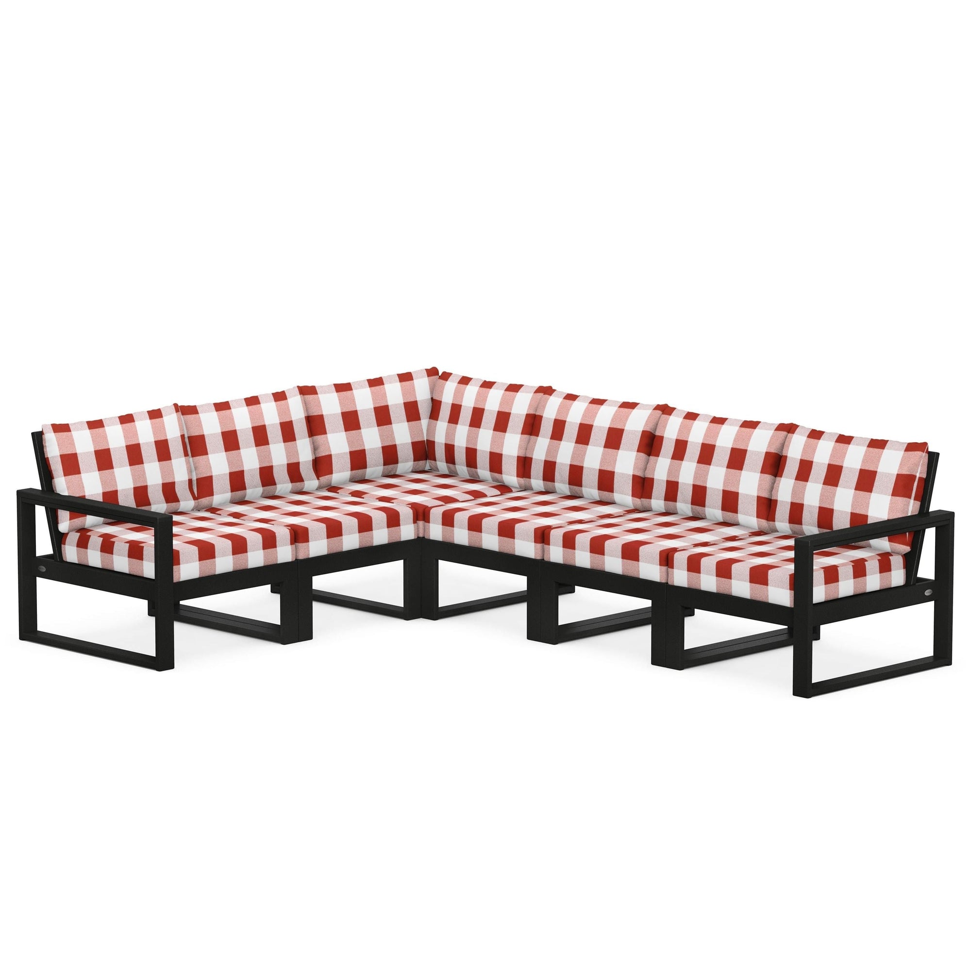 Polywood EDGE 6-Piece Modular Deep Seating Set