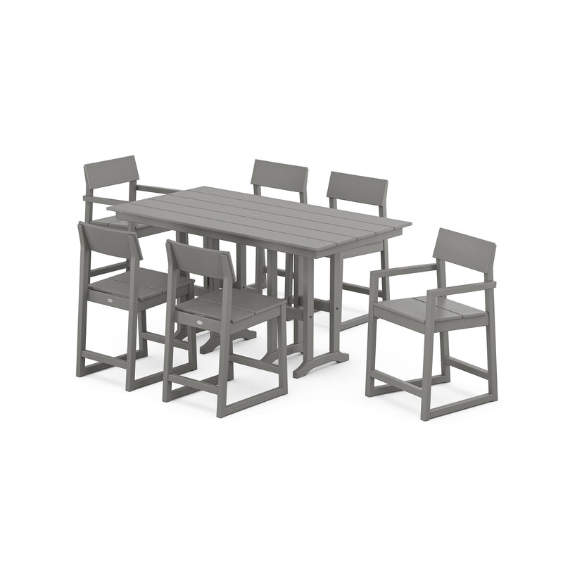 EDGE 7-Piece Farmhouse Counter Set