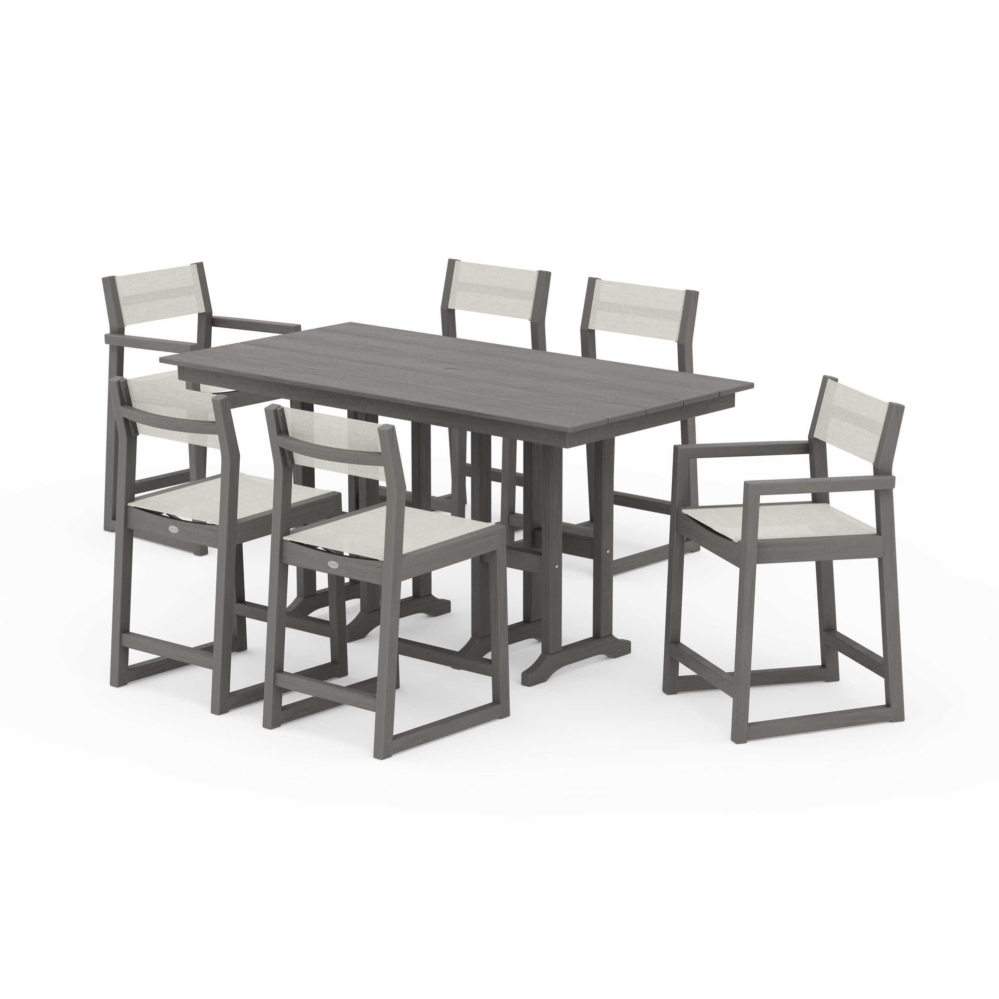 EDGE Sling 7-Piece Farmhouse Counter Set