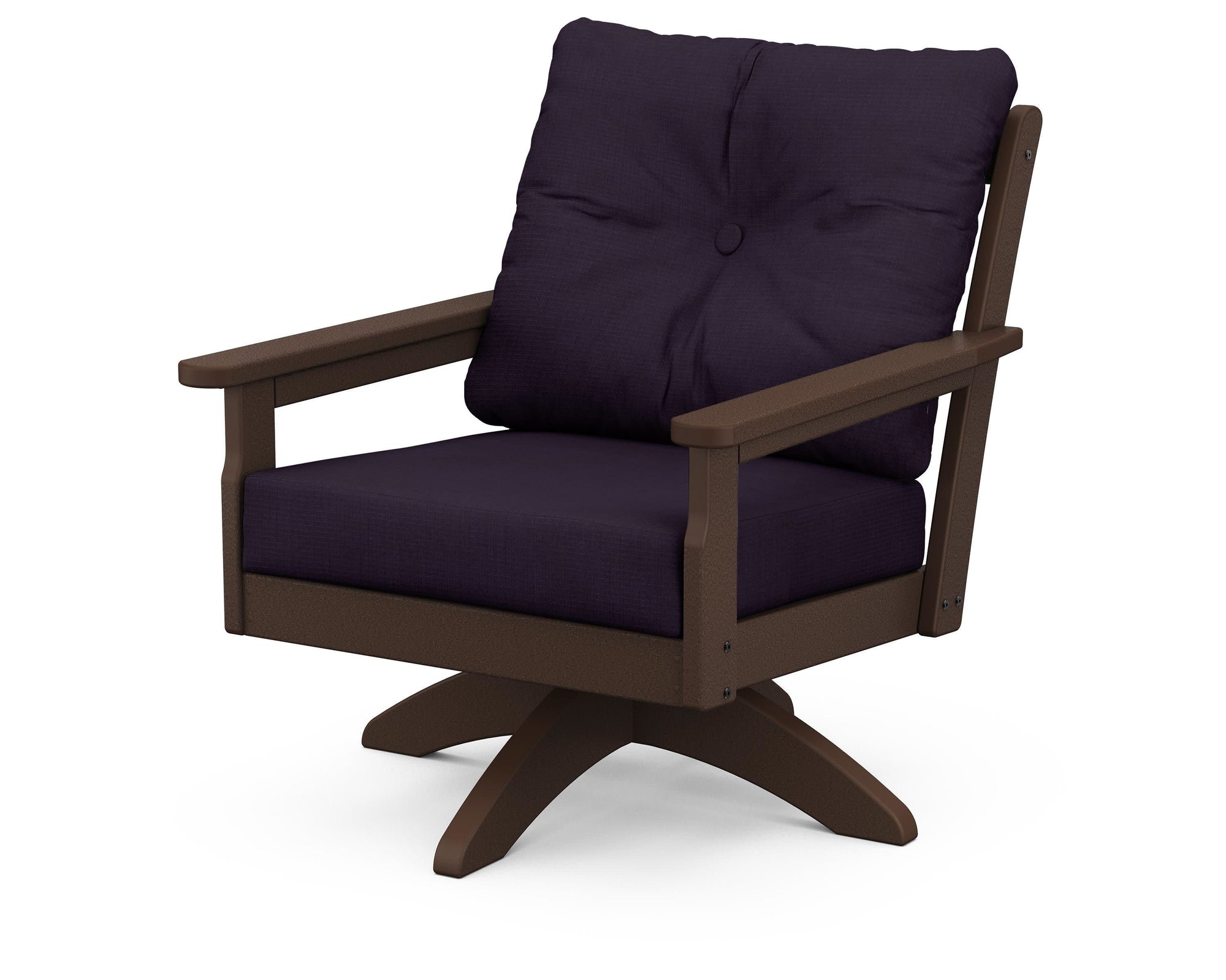 Polywood Vineyard Deep Seating Swivel Chair