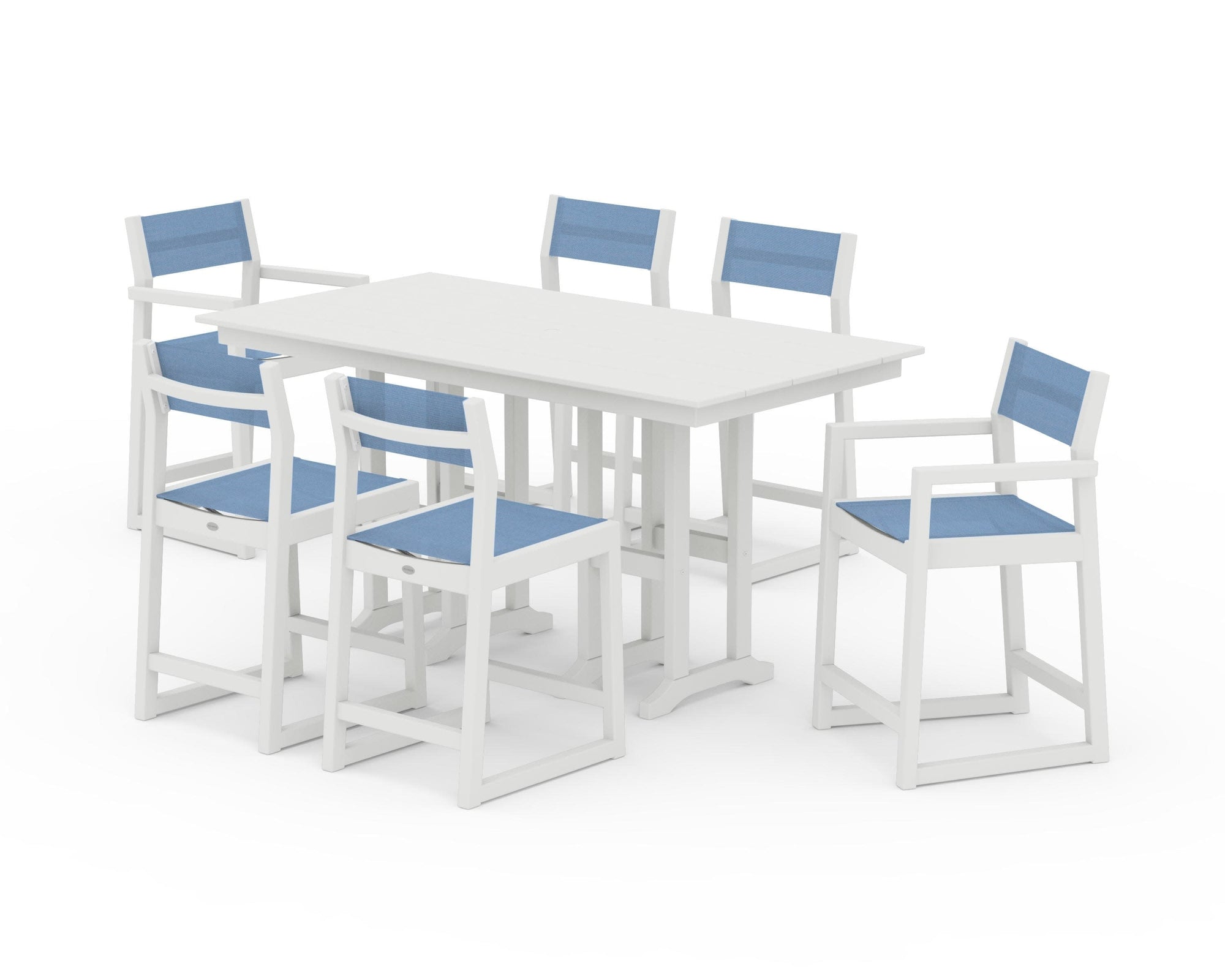 EDGE Sling 7-Piece Farmhouse Counter Set