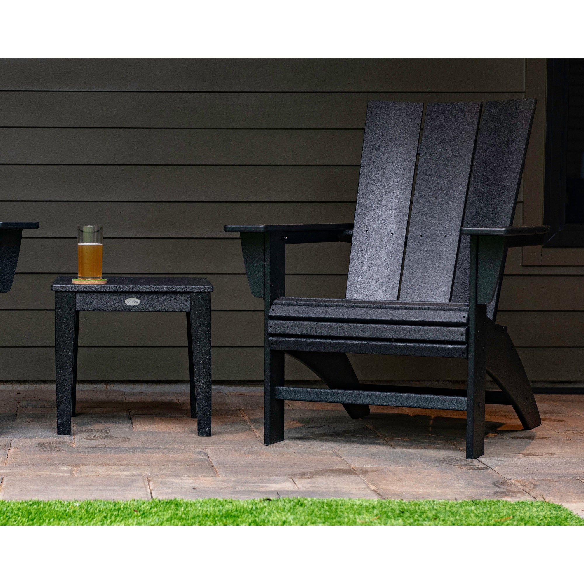 Polywood Modern Curveback Adirondack Chair