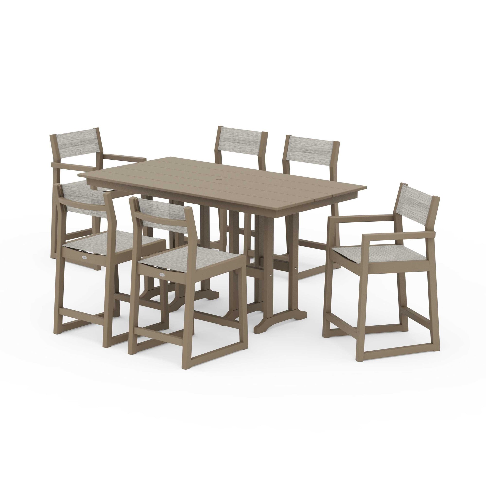 EDGE Sling 7-Piece Farmhouse Counter Set
